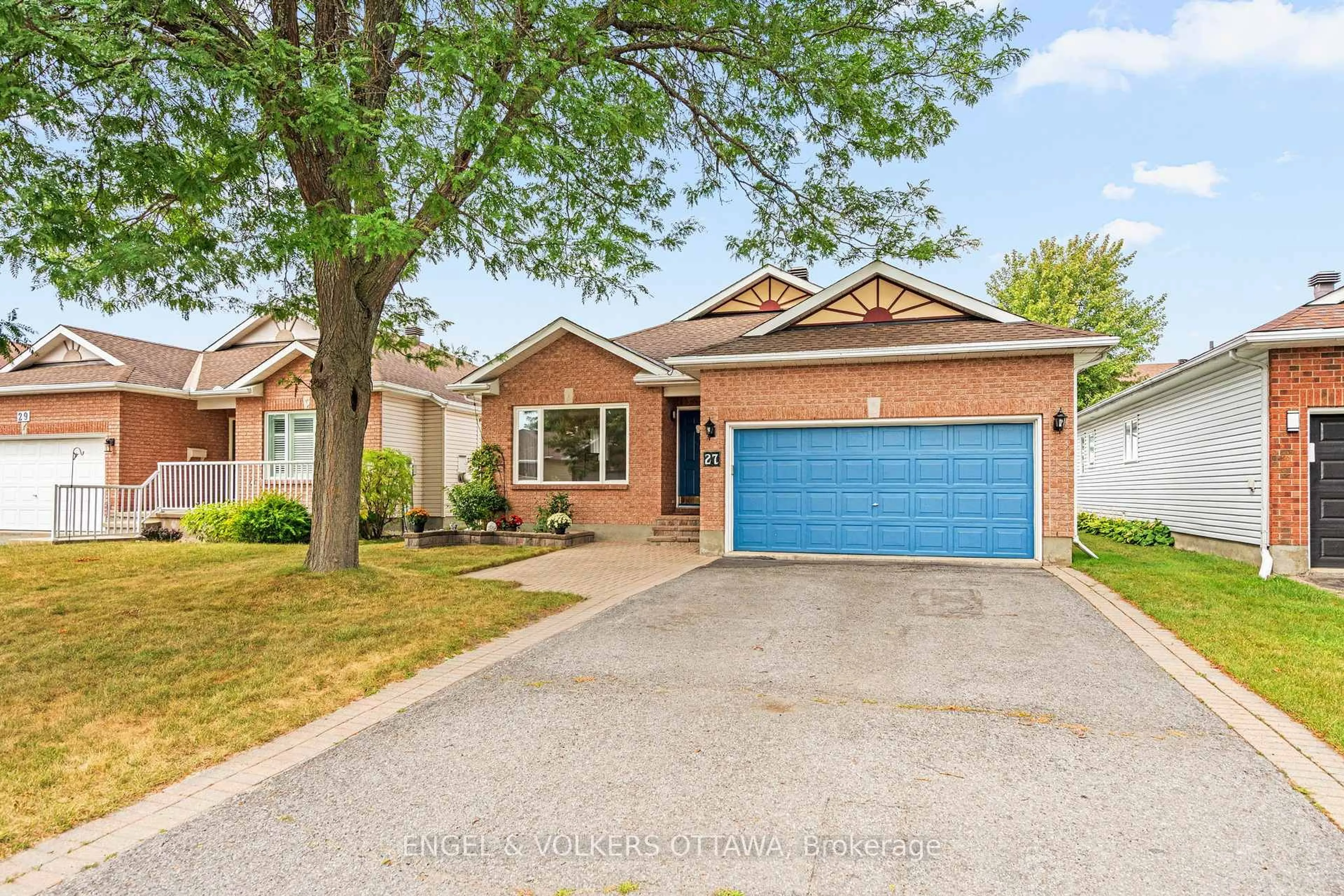 Home with brick exterior material, street for 27 Mayford Ave, Ottawa Ontario K2G 6A5