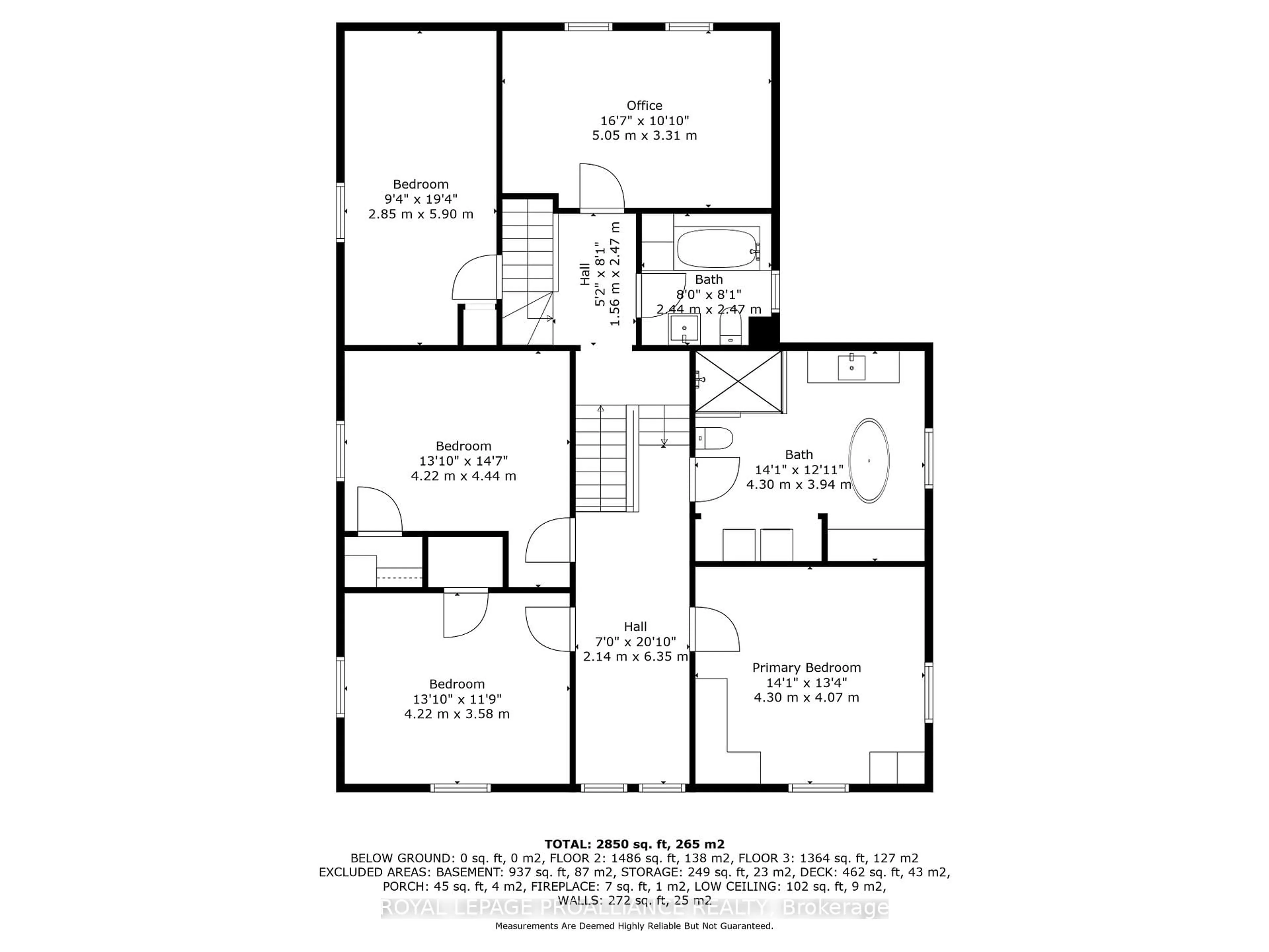 Floor plan for 314 George St, Cobourg Ontario K9A 3M1