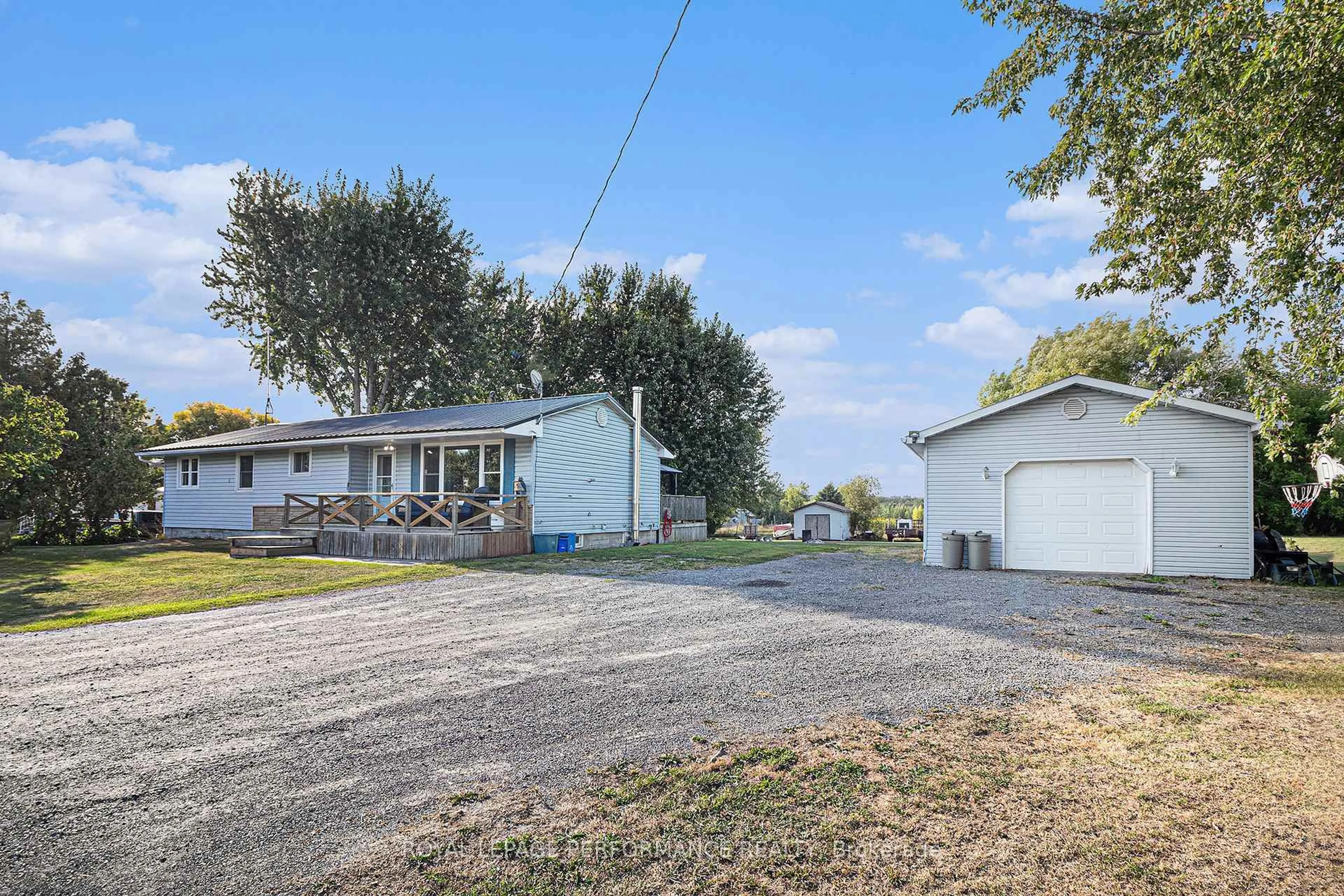 A pic from outside/outdoor area/front of a property/back of a property/a pic from drone, water/lake/river/ocean view for 16099 Northfield Rd, South Stormont Ontario K0C 1R0