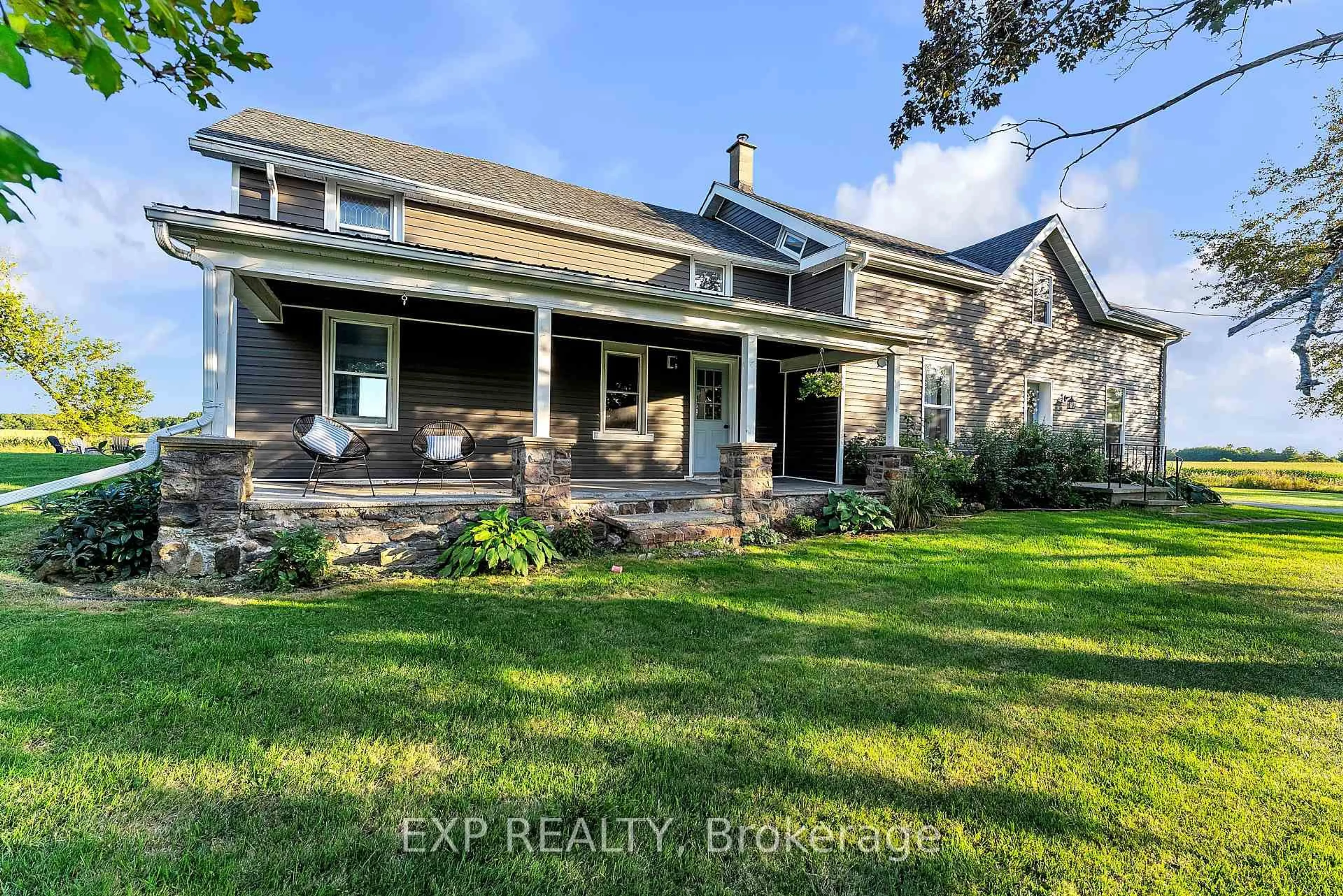 A pic from outside/outdoor area/front of a property/back of a property/a pic from drone, building for 5051 County Road 8, Napanee Ontario K7R 3K7