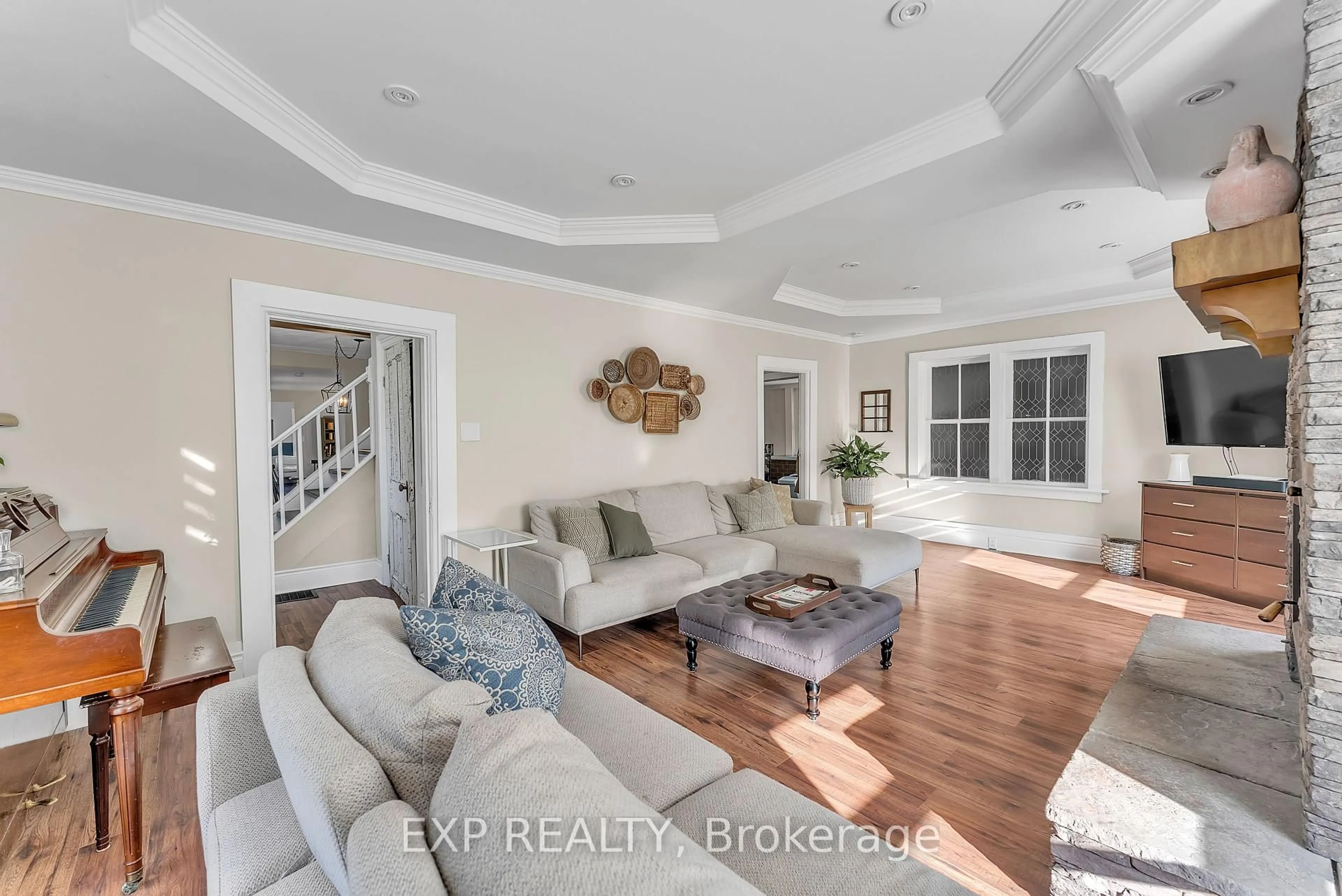 Living room with furniture, unknown for 5051 County Road 8, Napanee Ontario K7R 3K7