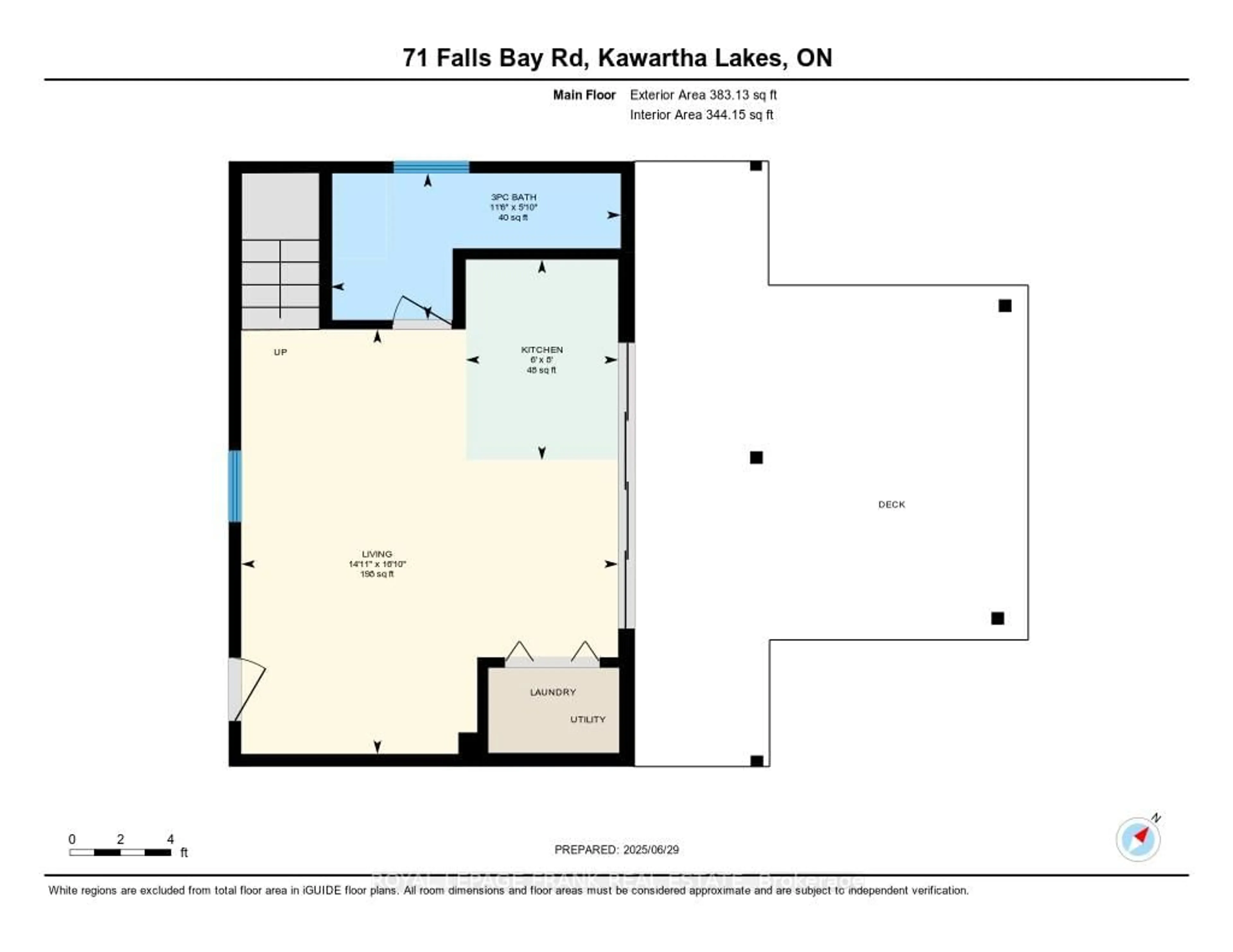 Floor plan for 71 Falls Bay Rd, Kawartha Lakes Ontario K0M 1A0