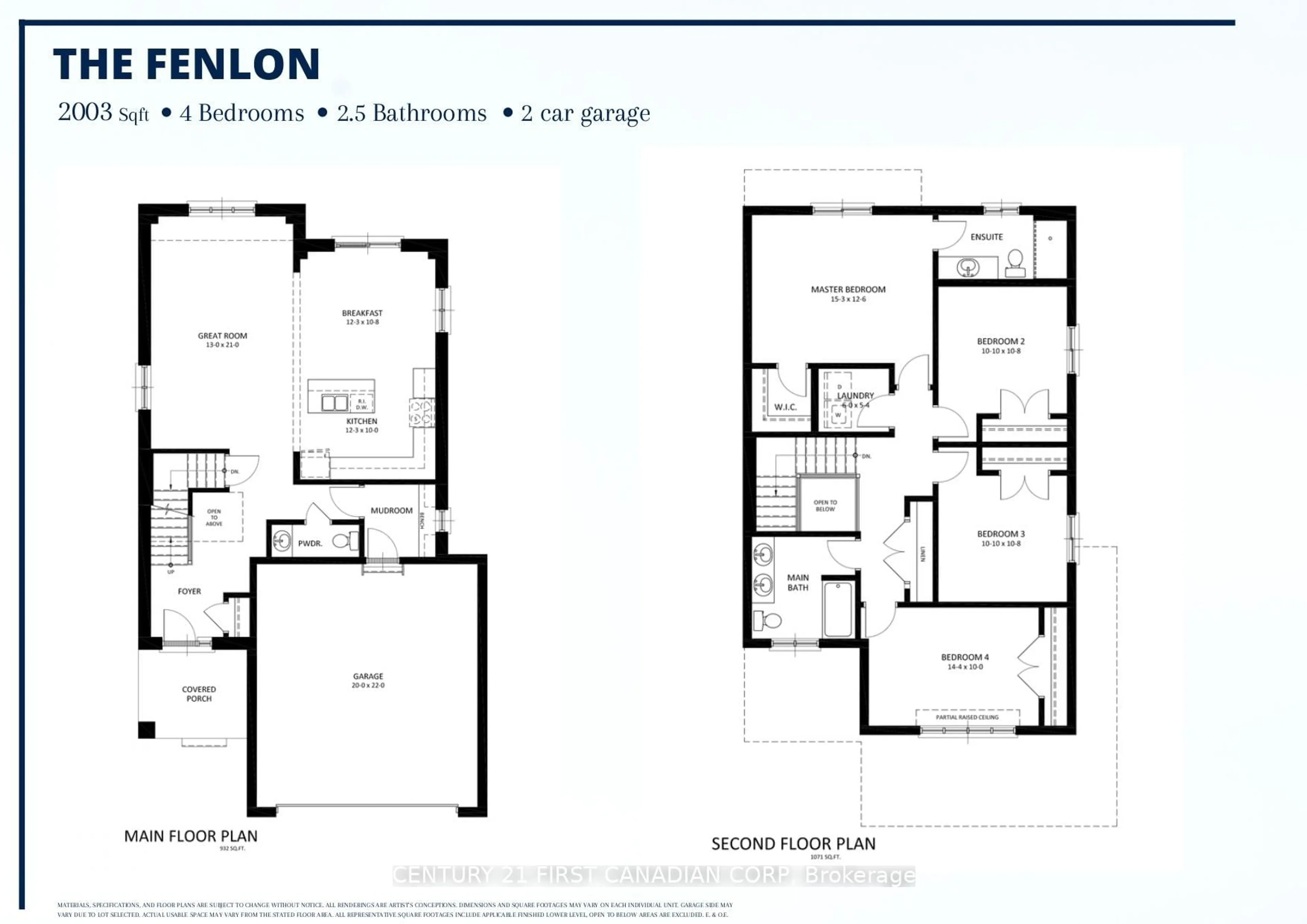 Floor plan for 14 WOODMERE Path, Middlesex Centre Ontario N0M 1A0