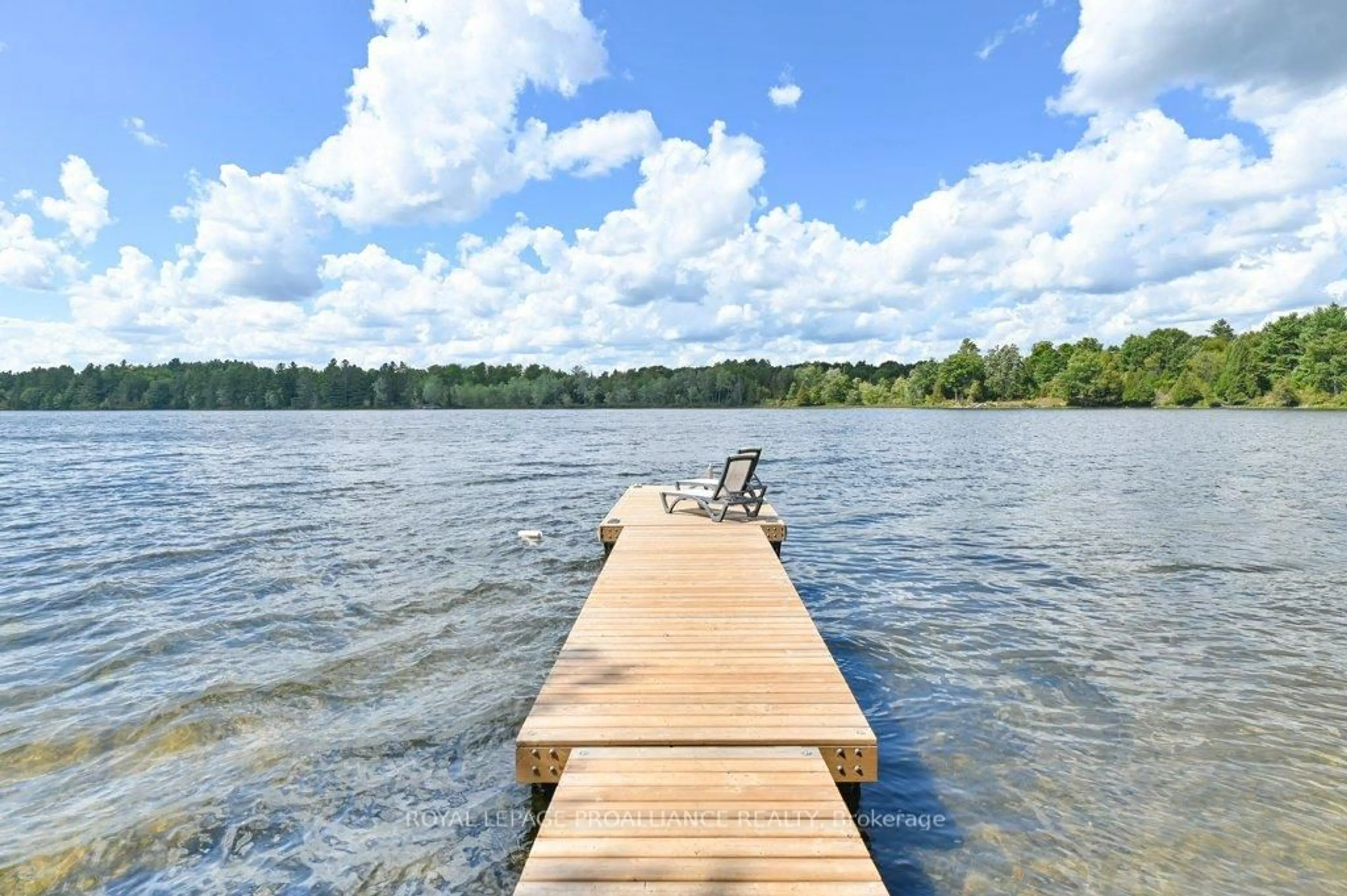 Patio, water/lake/river/ocean view for 354 Clear Lake Lane #11, Maberly Ontario K0H 2B0