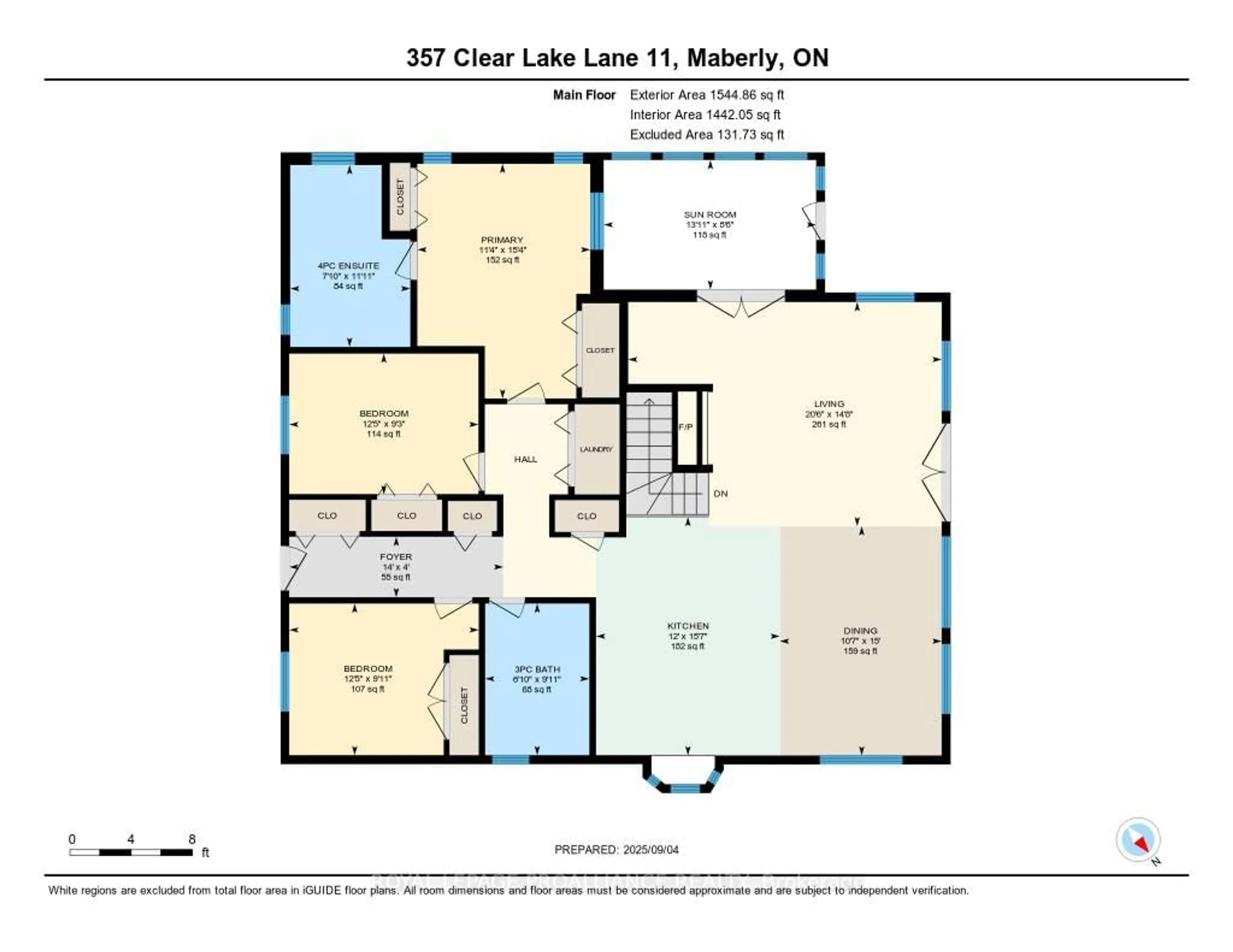 Floor plan for 354 Clear Lake Lane #11, Maberly Ontario K0H 2B0