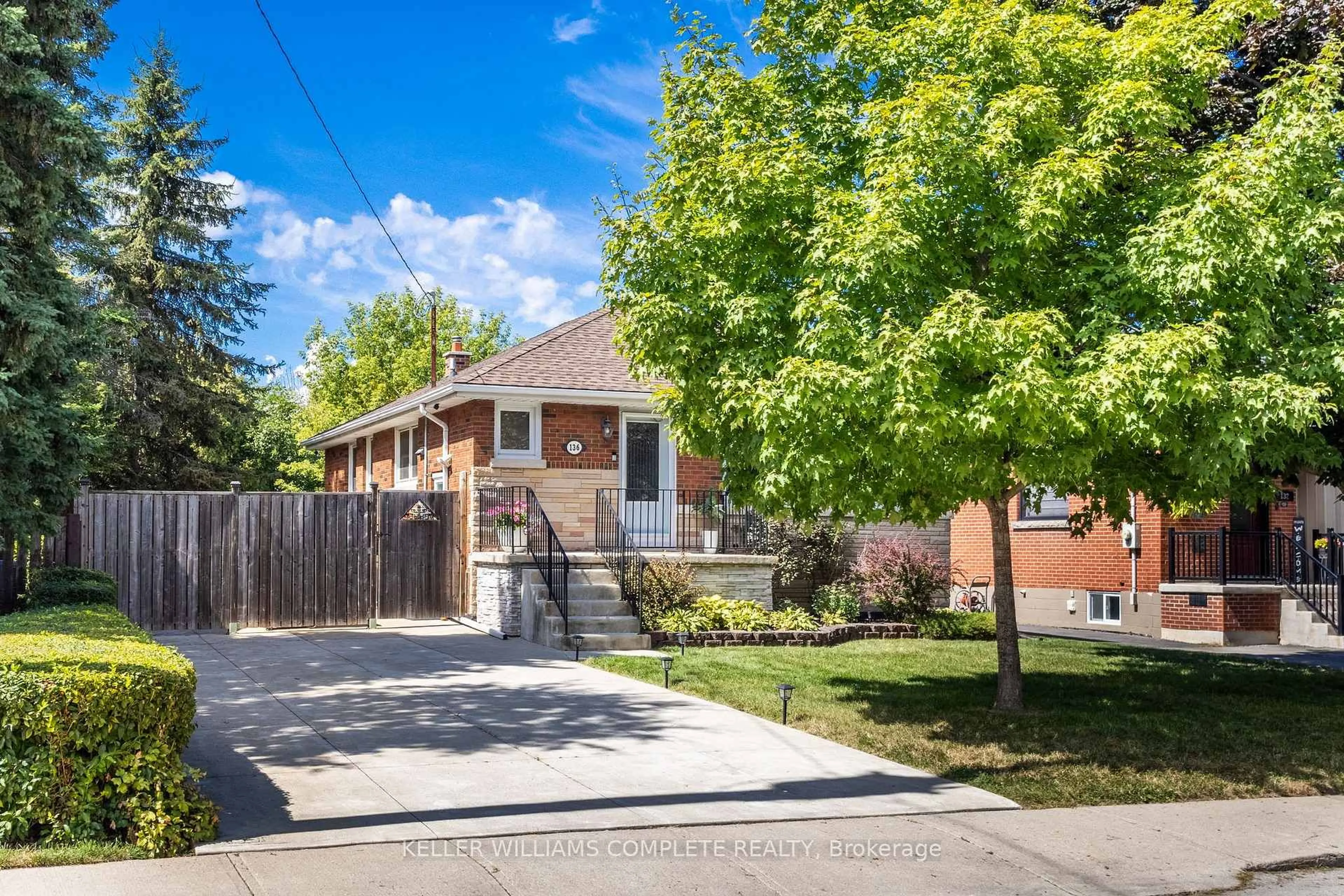 Home with brick exterior material, street for 136 West 24th St, Hamilton Ontario L9C 4W4