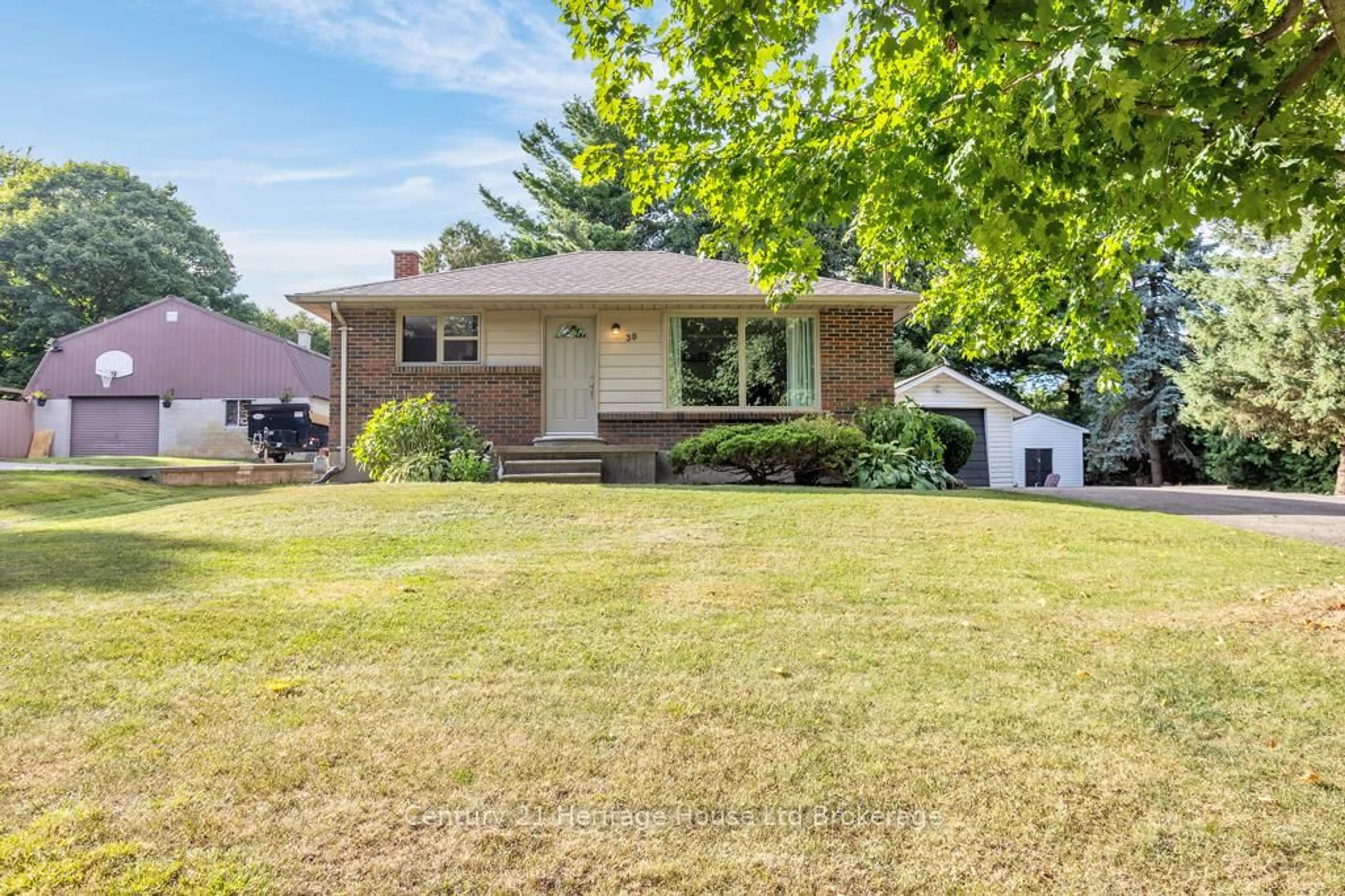 Home with vinyl exterior material, street for 484731 Sweaburg Rd, South-West Oxford Ontario N0J 1A0