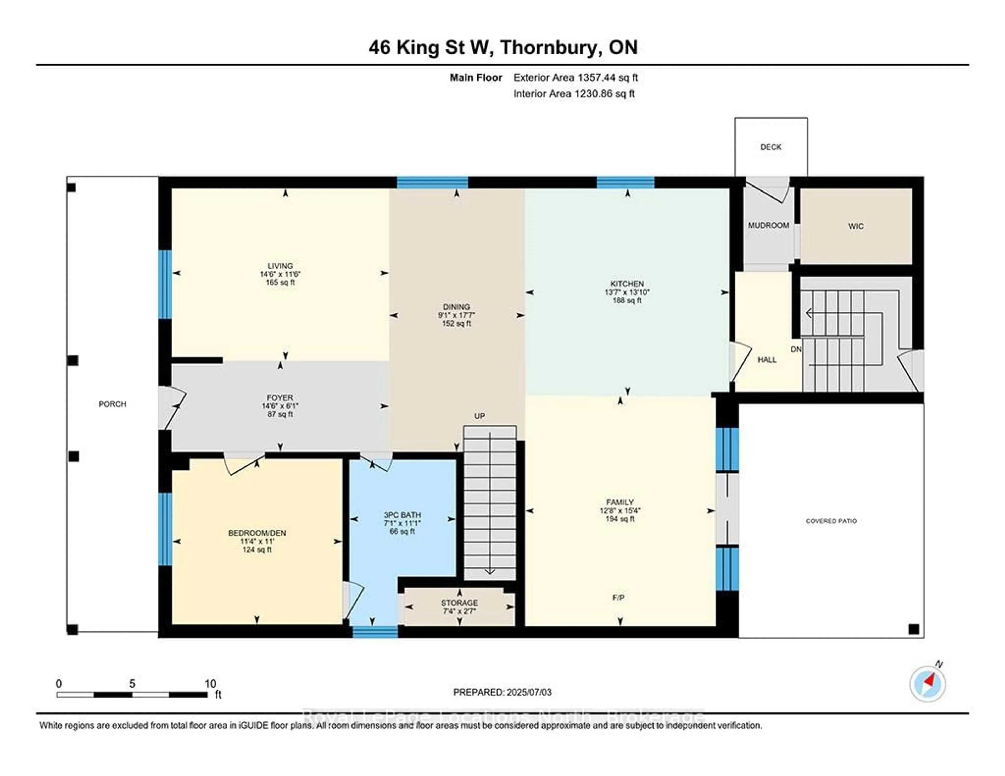 Floor plan for 46 King St, Blue Mountains Ontario N0H 2P0