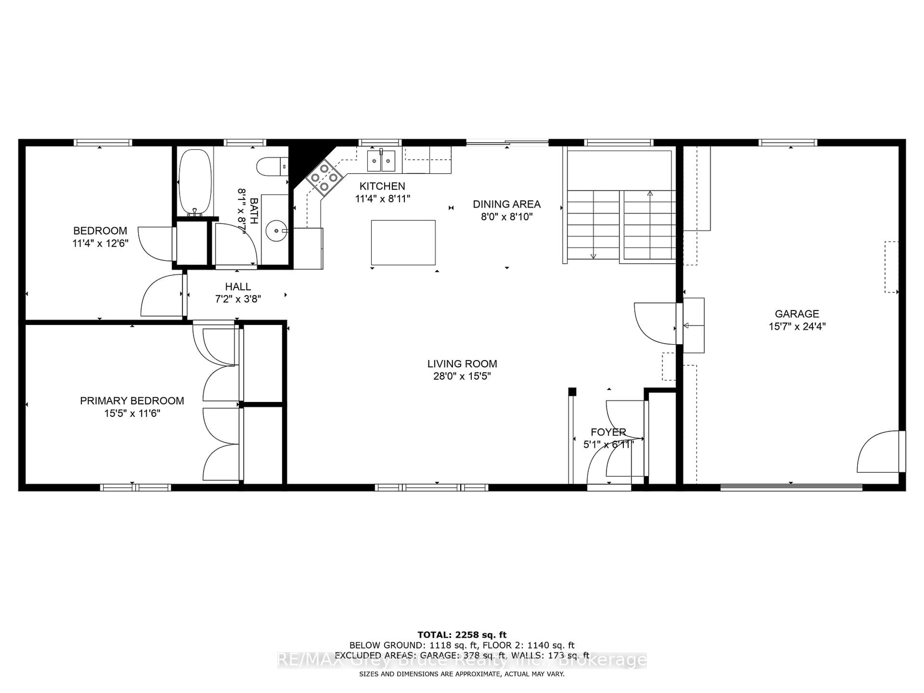 Floor plan for 135 McCullough Lake Dr, Chatsworth Ontario N0H 2V0