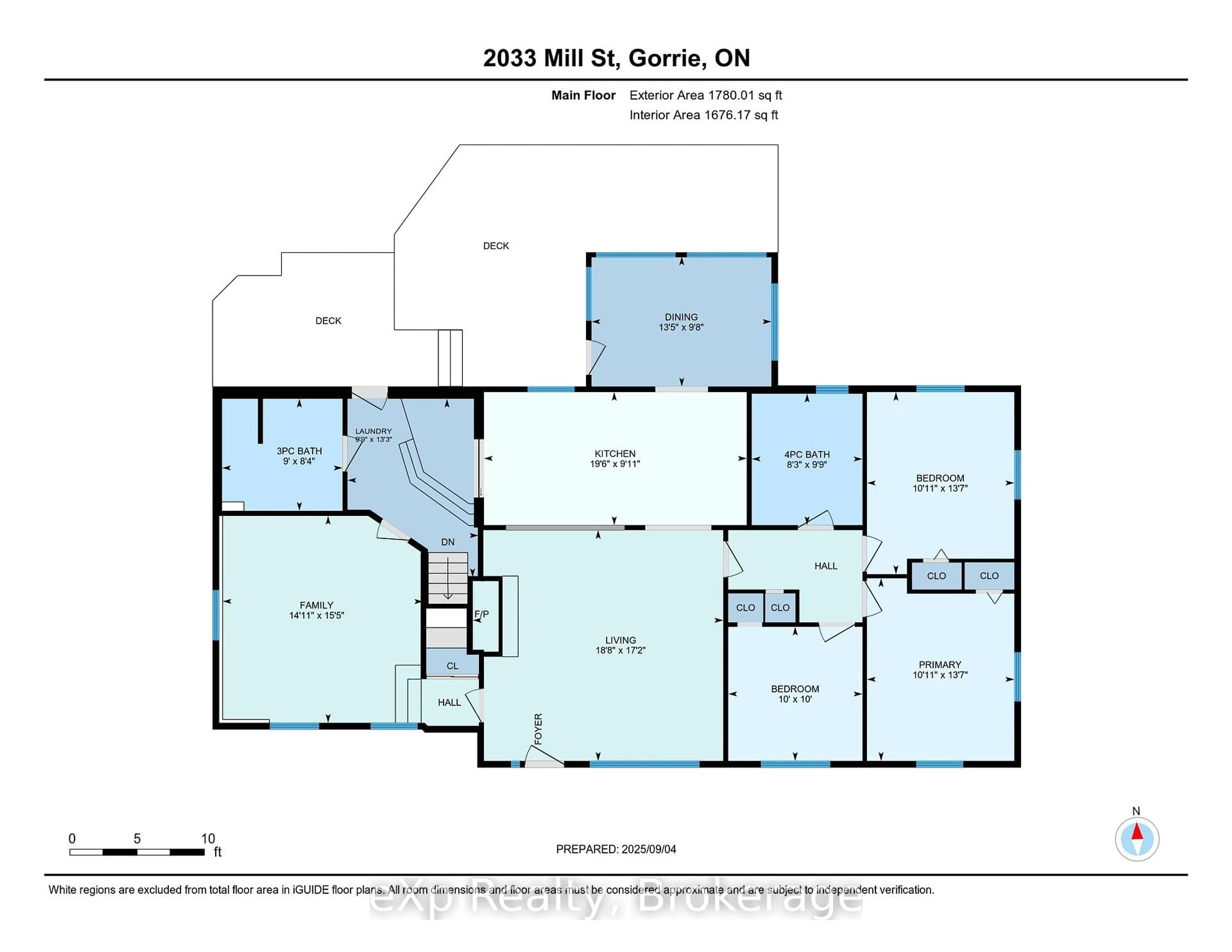 Floor plan for 2033 Mill St, Howick Ontario N0G 1X0