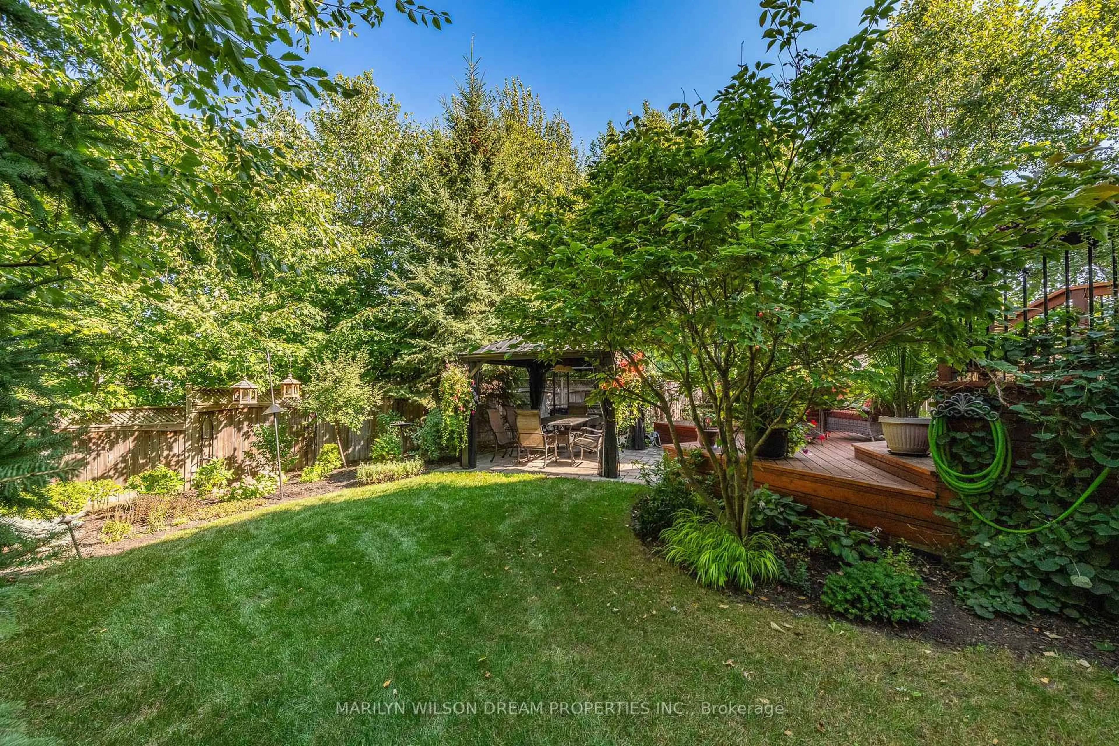 Patio, forest/trees view for 1095 Halton Terr, Kanata Ontario K2W 1G8