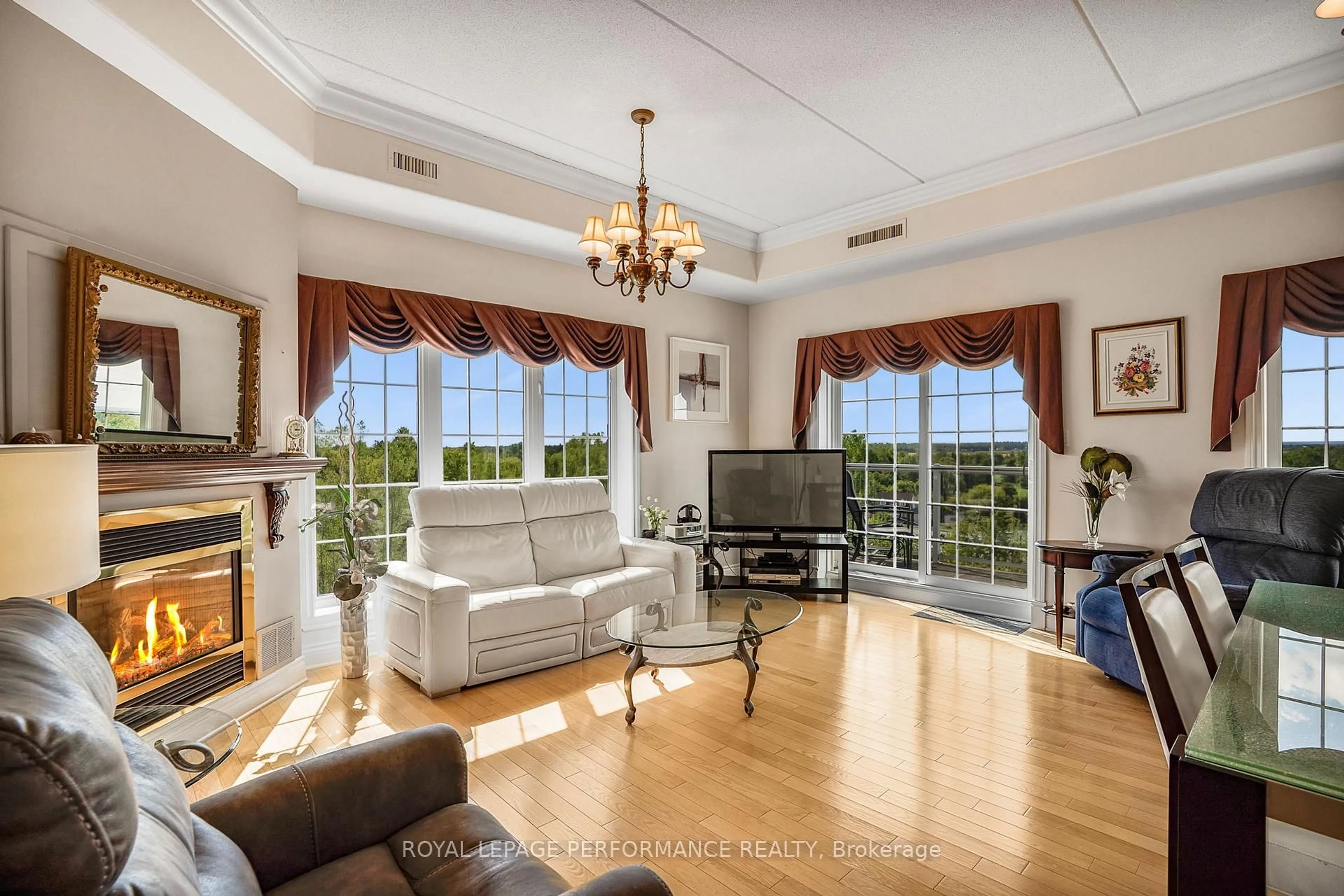 Living room with furniture, unknown for 1404 Clement St #141, Hawkesbury Ontario K6A 3V6