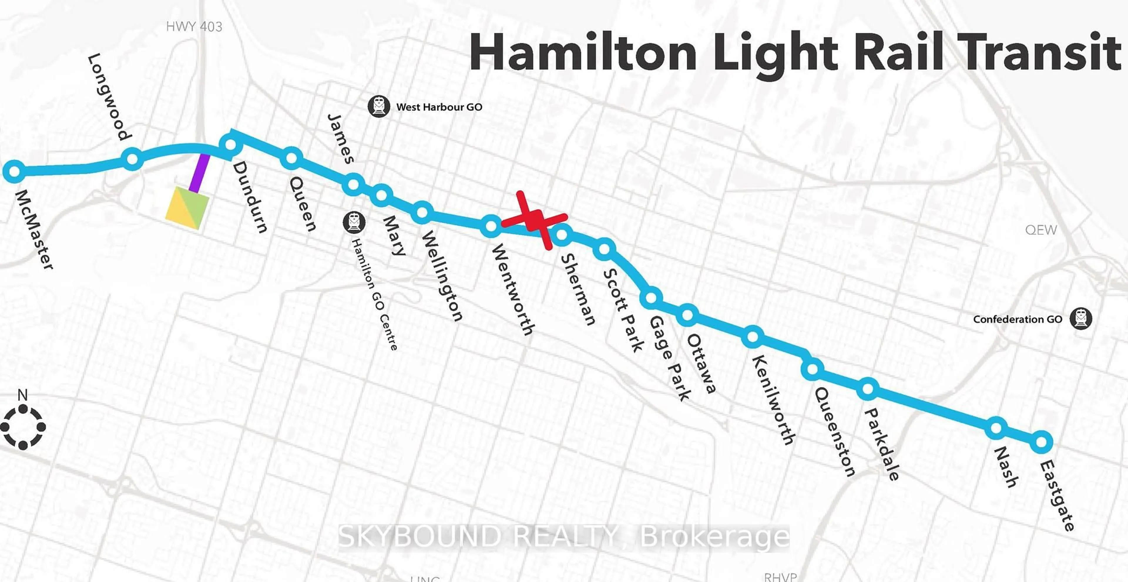 Picture of a map for 835 King St, Hamilton Ontario L8M 1B1