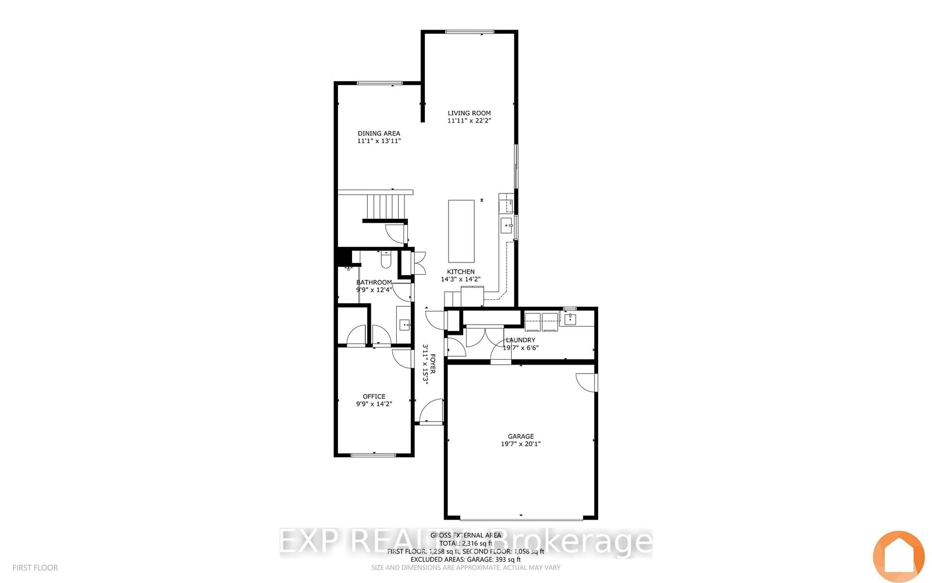 Floor plan for 20 Stinson Ave, Belleville Ontario K8P 5N9
