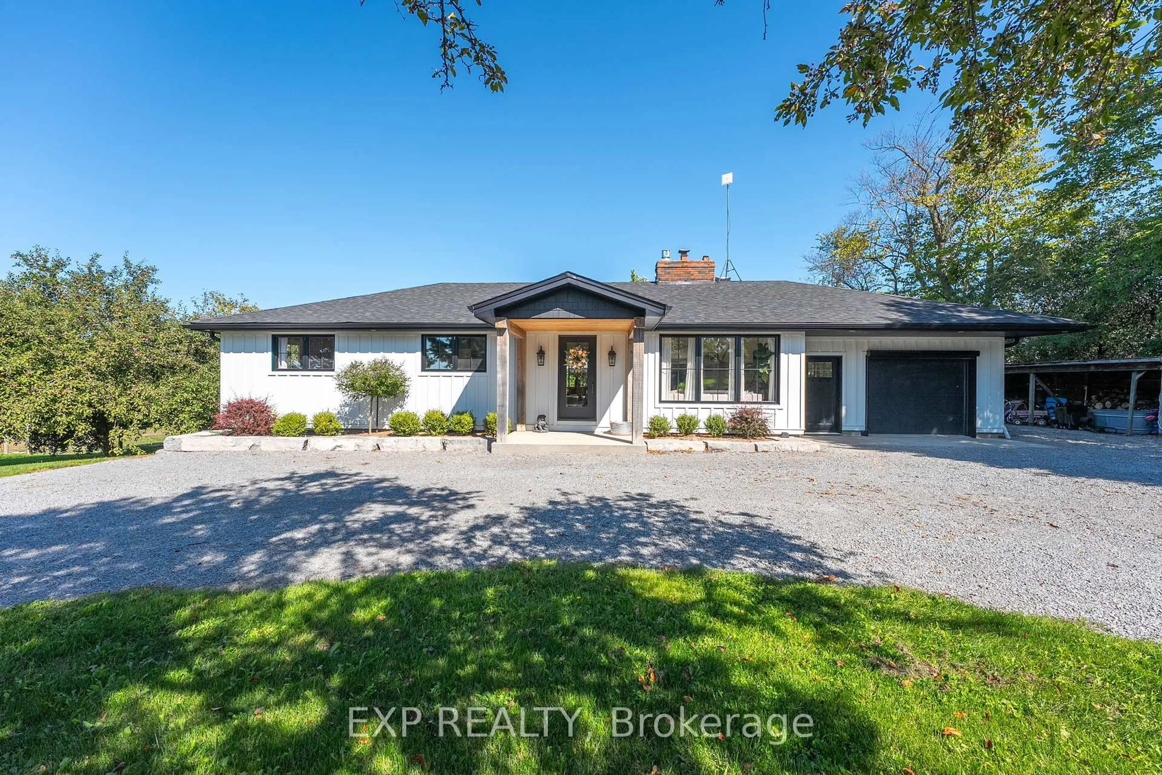 A pic from outside/outdoor area/front of a property/back of a property/a pic from drone, street for 521 Cottage Rd, Kawartha Lakes Ontario K0M 2C0