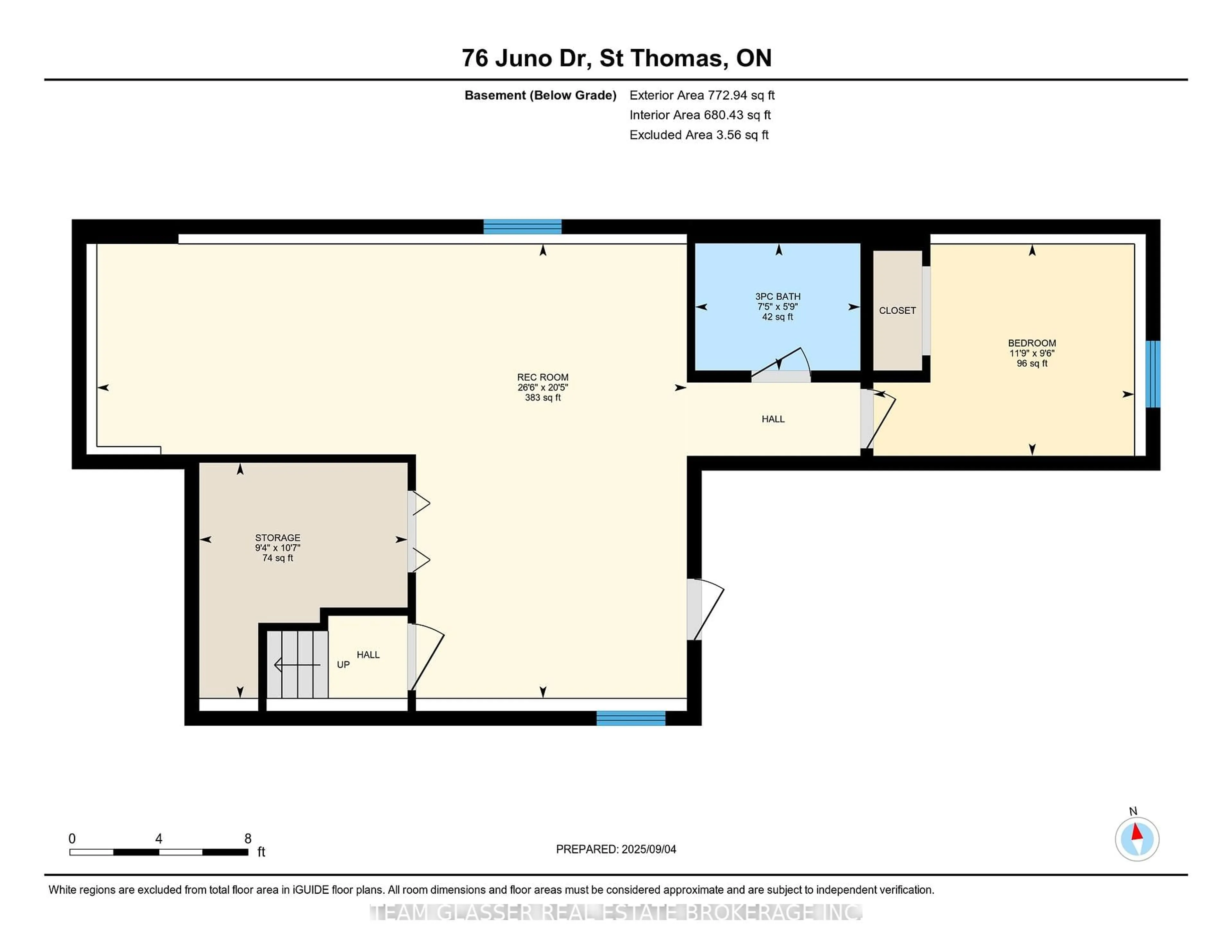 Floor plan for 76 JUNO Dr, St. Thomas Ontario N5R 6E9