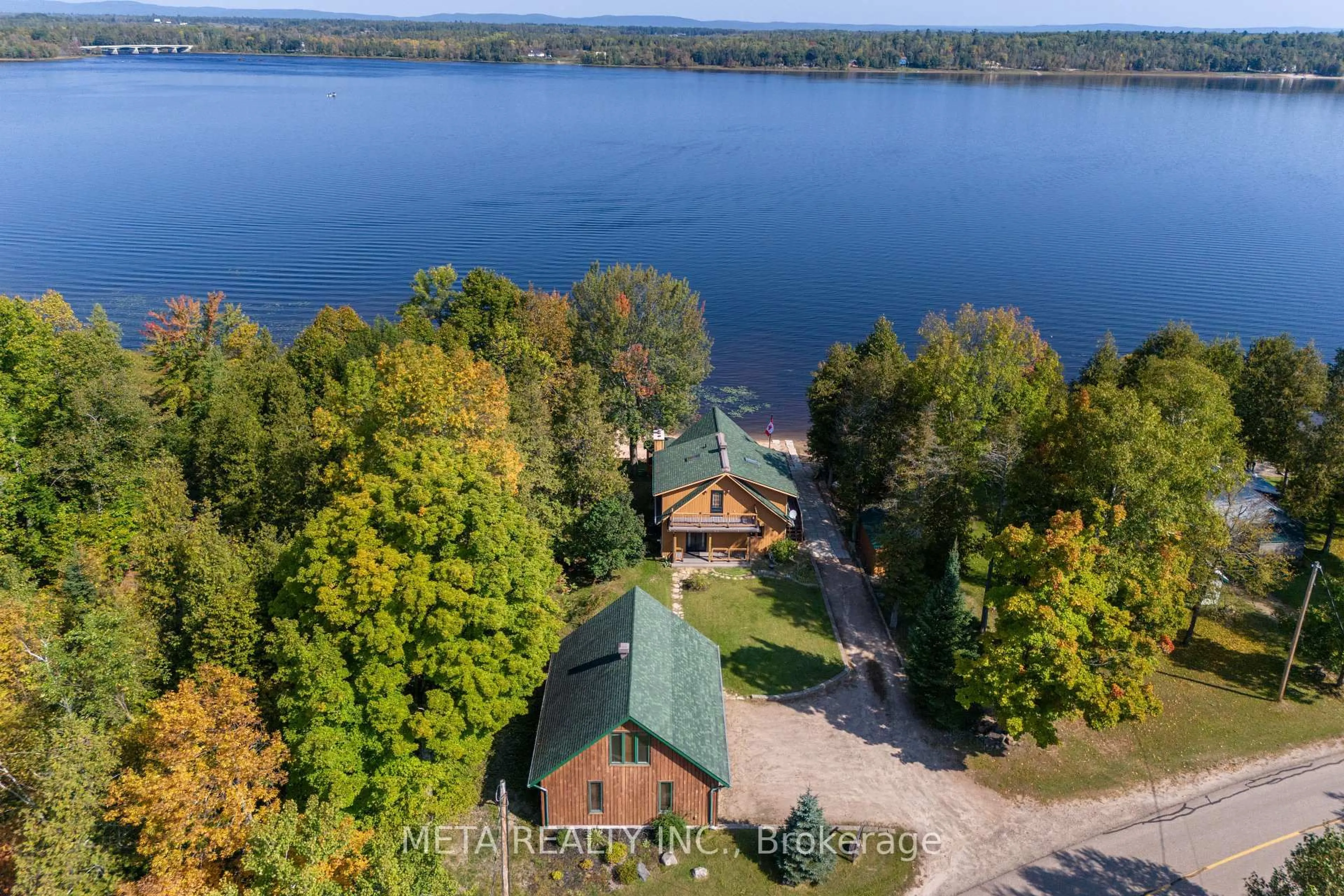 A pic from outside/outdoor area/front of a property/back of a property/a pic from drone, water/lake/river/ocean view for 800 Forest Park Rd, Pembroke Ontario K8A 6W2