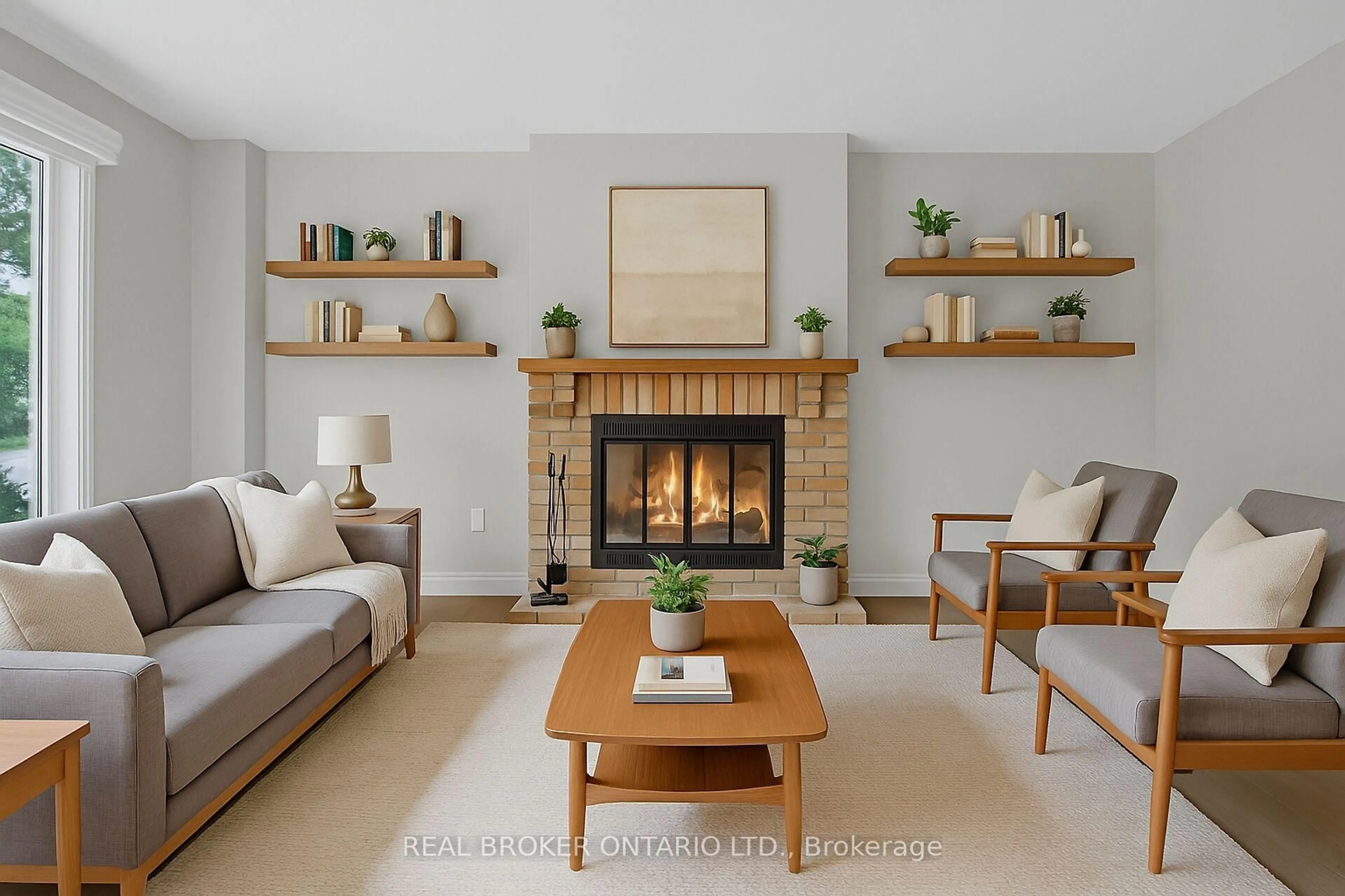 Living room with furniture, unknown for 130 Chimo Dr, Ottawa Ontario K2L 2H6