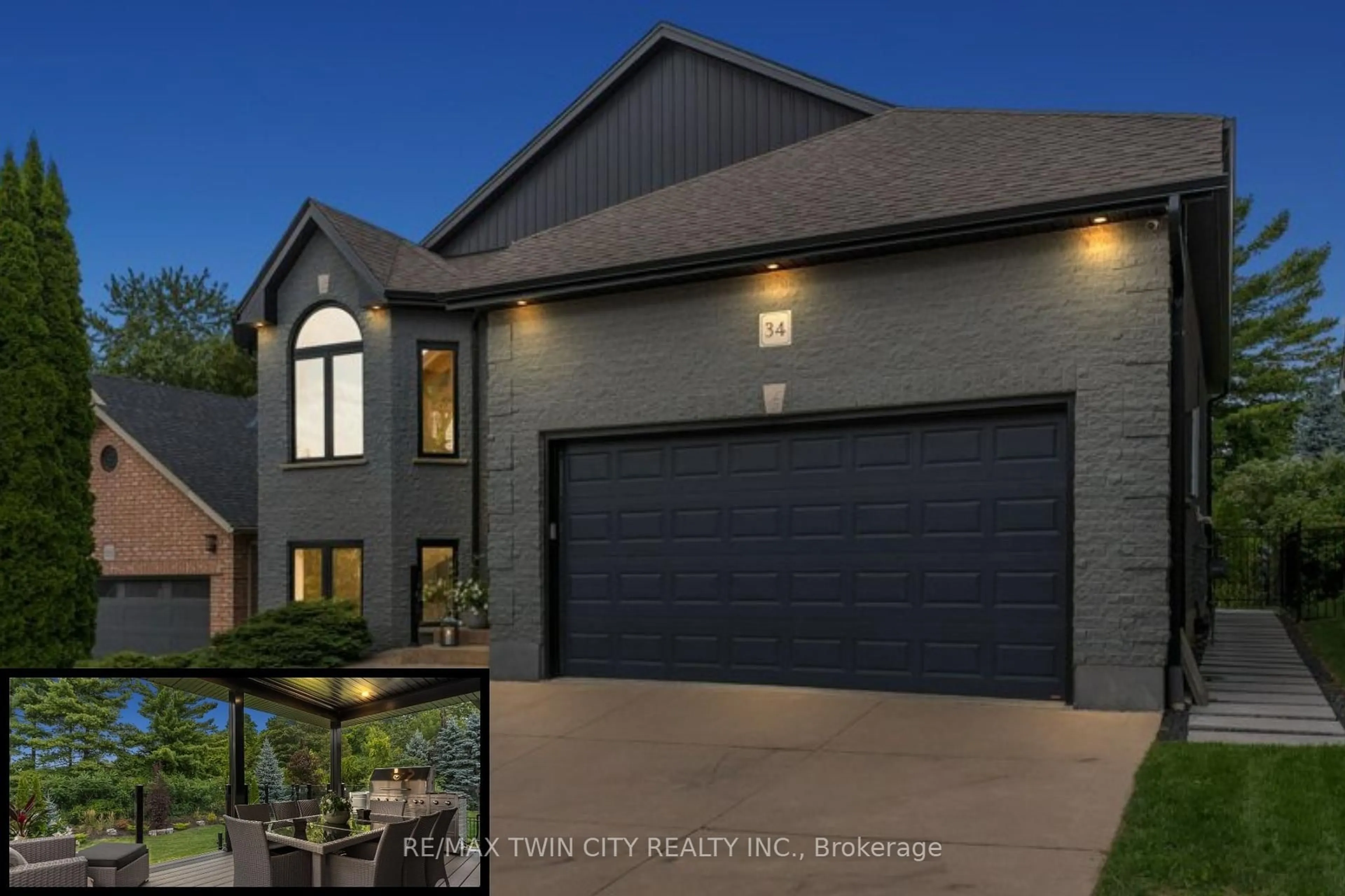 Home with brick exterior material, street for 34 Woodcrest Crt, Kitchener Ontario N2P 2K2