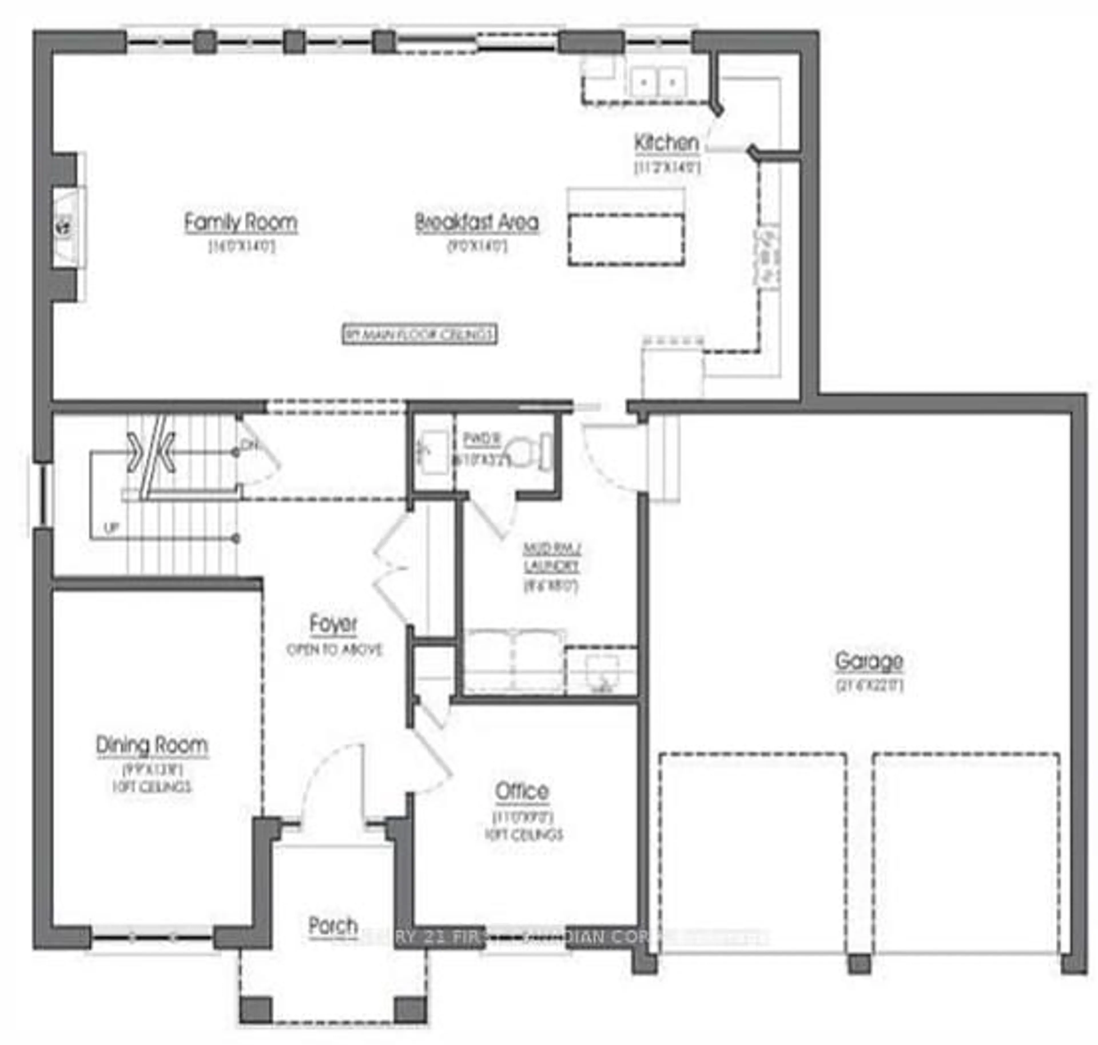 Floor plan for Lot 30 White Pine St, London North Ontario N6G 3X9