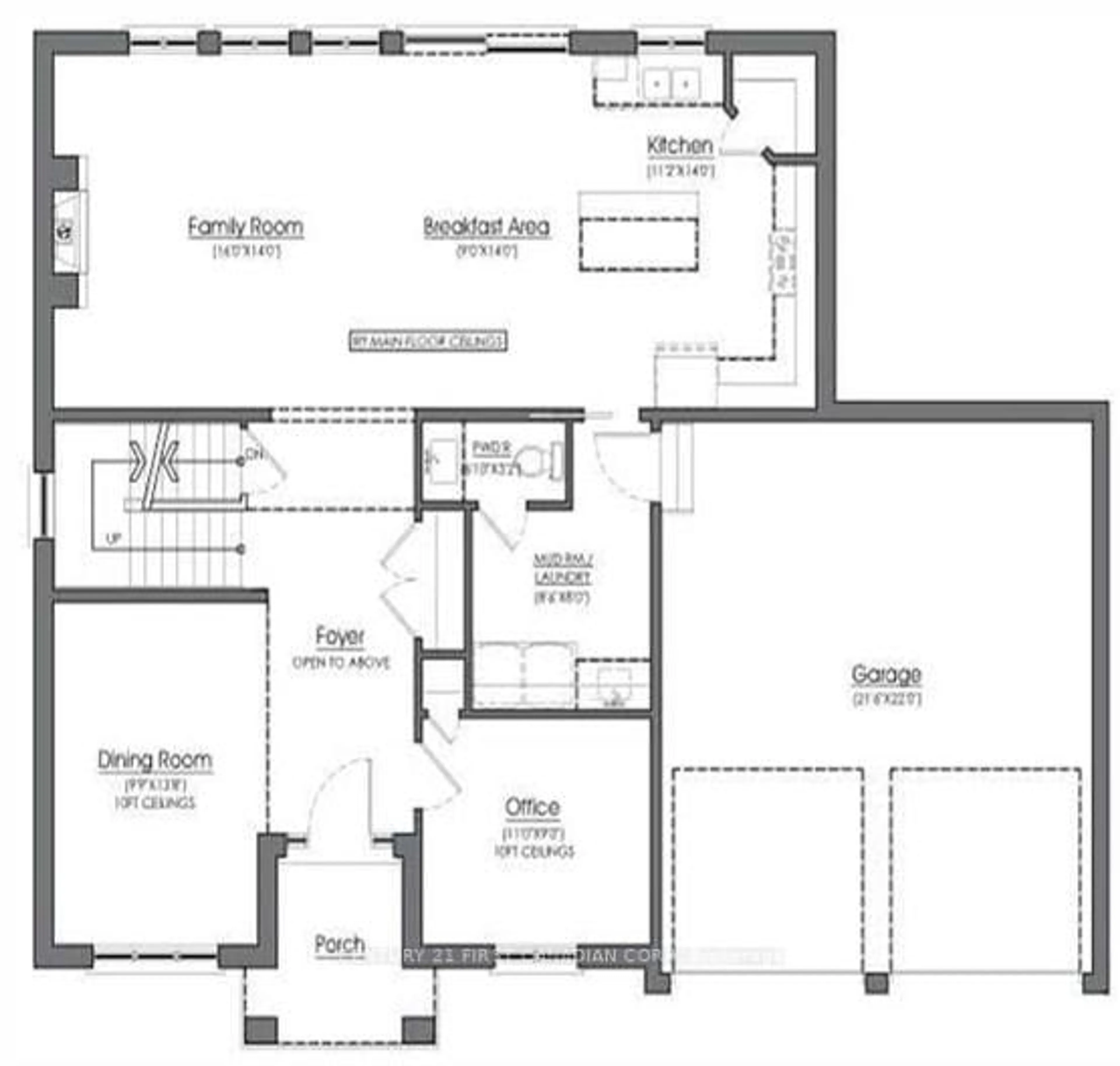 Floor plan for Lot 31 White Pine St, London North Ontario N6G 3X9