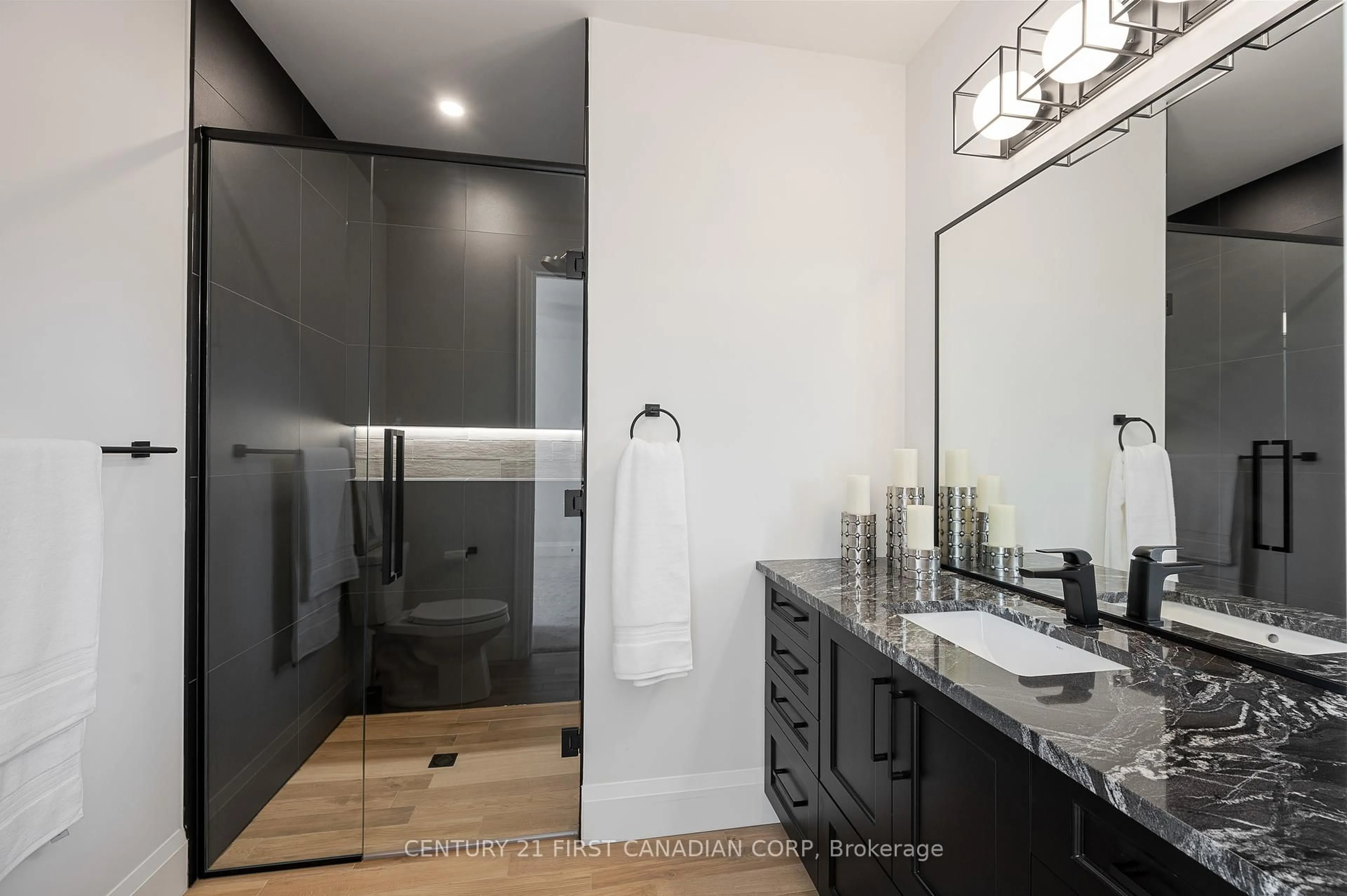 Contemporary bathroom, ceramic/tile floor for Lot 36 White Pine St, London North Ontario N6G 3X9