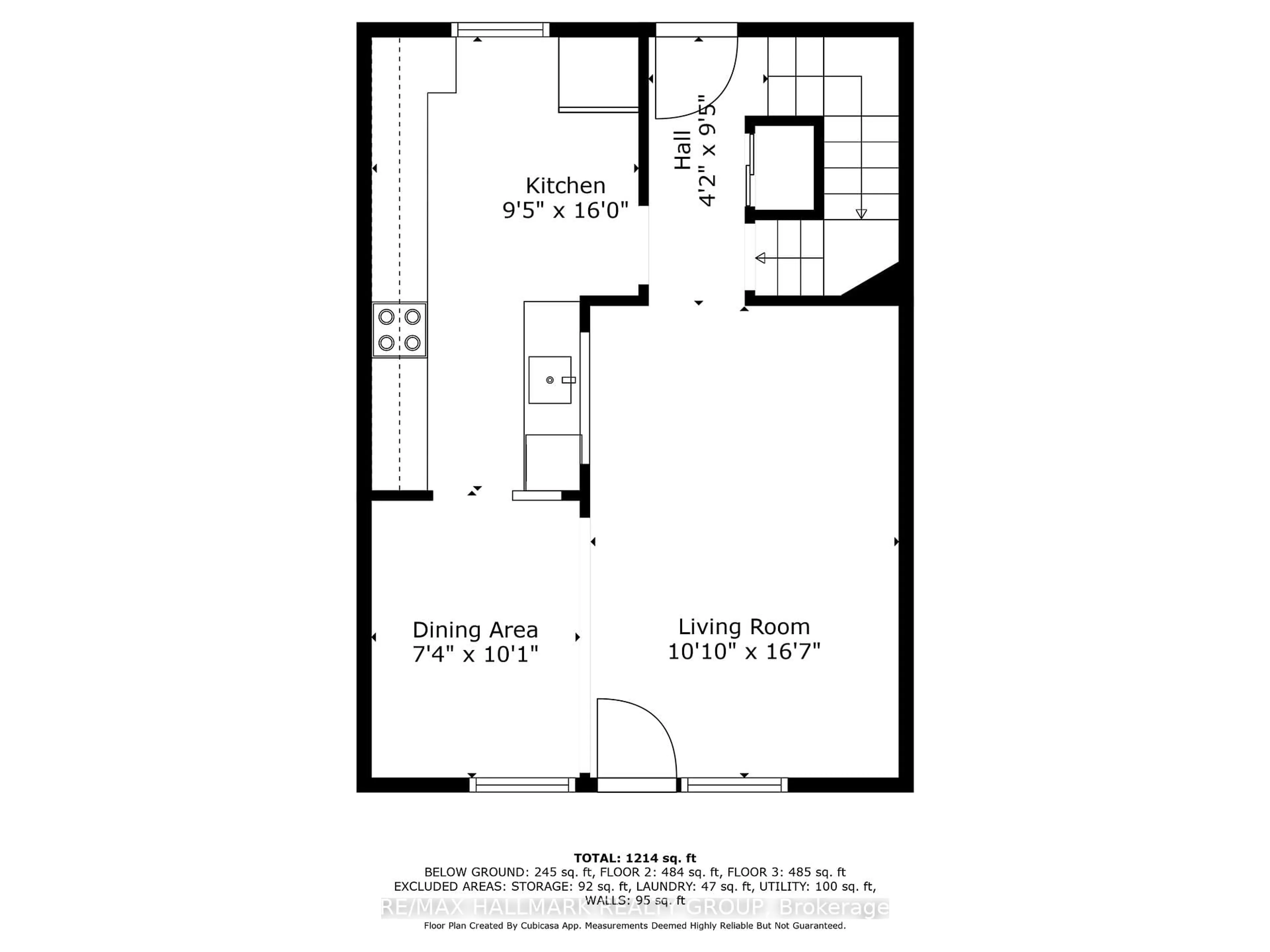 Floor plan for 1483 Bethamy Lane #9, Ottawa Ontario K1J 8P7