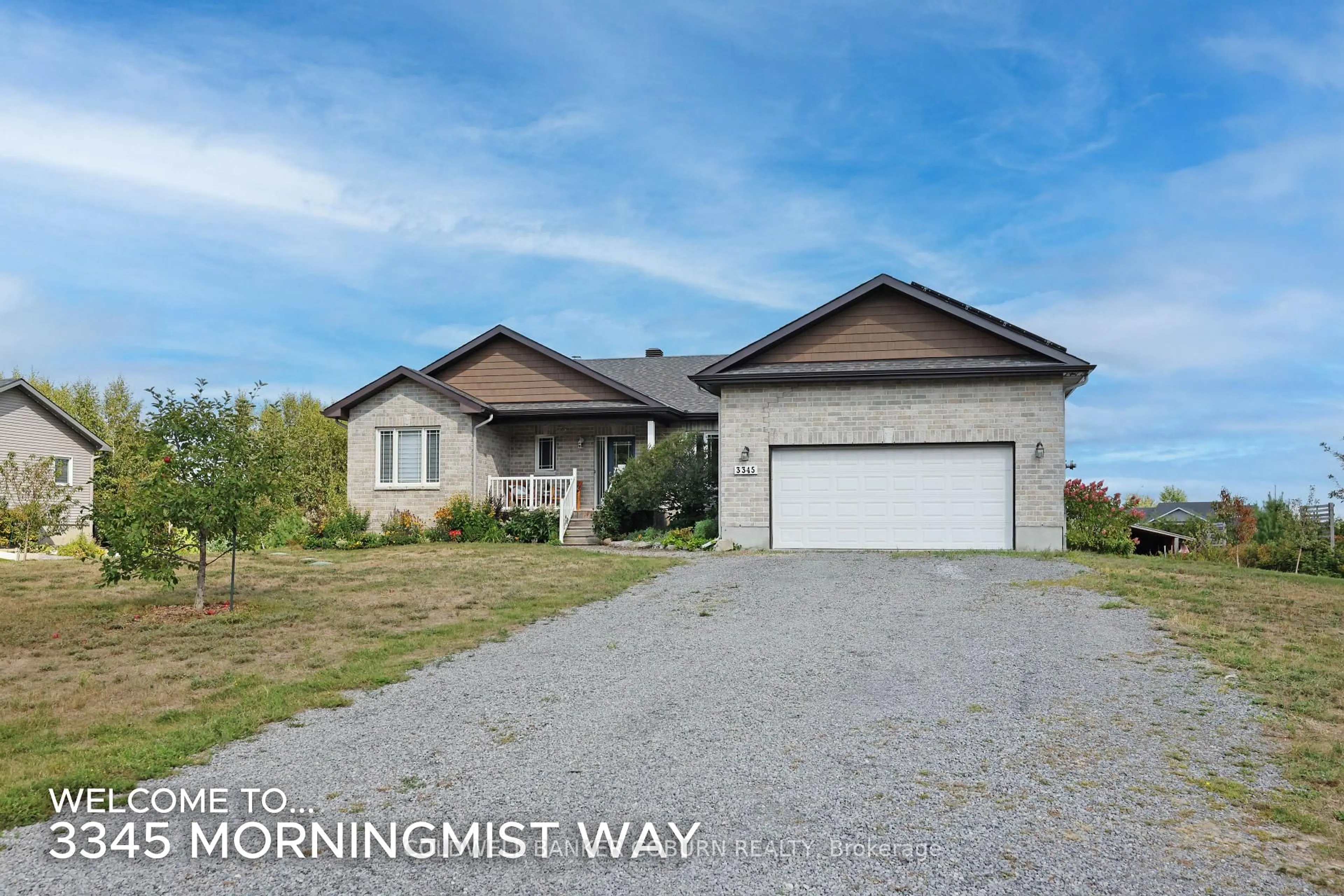 A pic from outside/outdoor area/front of a property/back of a property/a pic from drone, street for 3345 Morningmist Way, Osgoode Ontario K0A 2W0