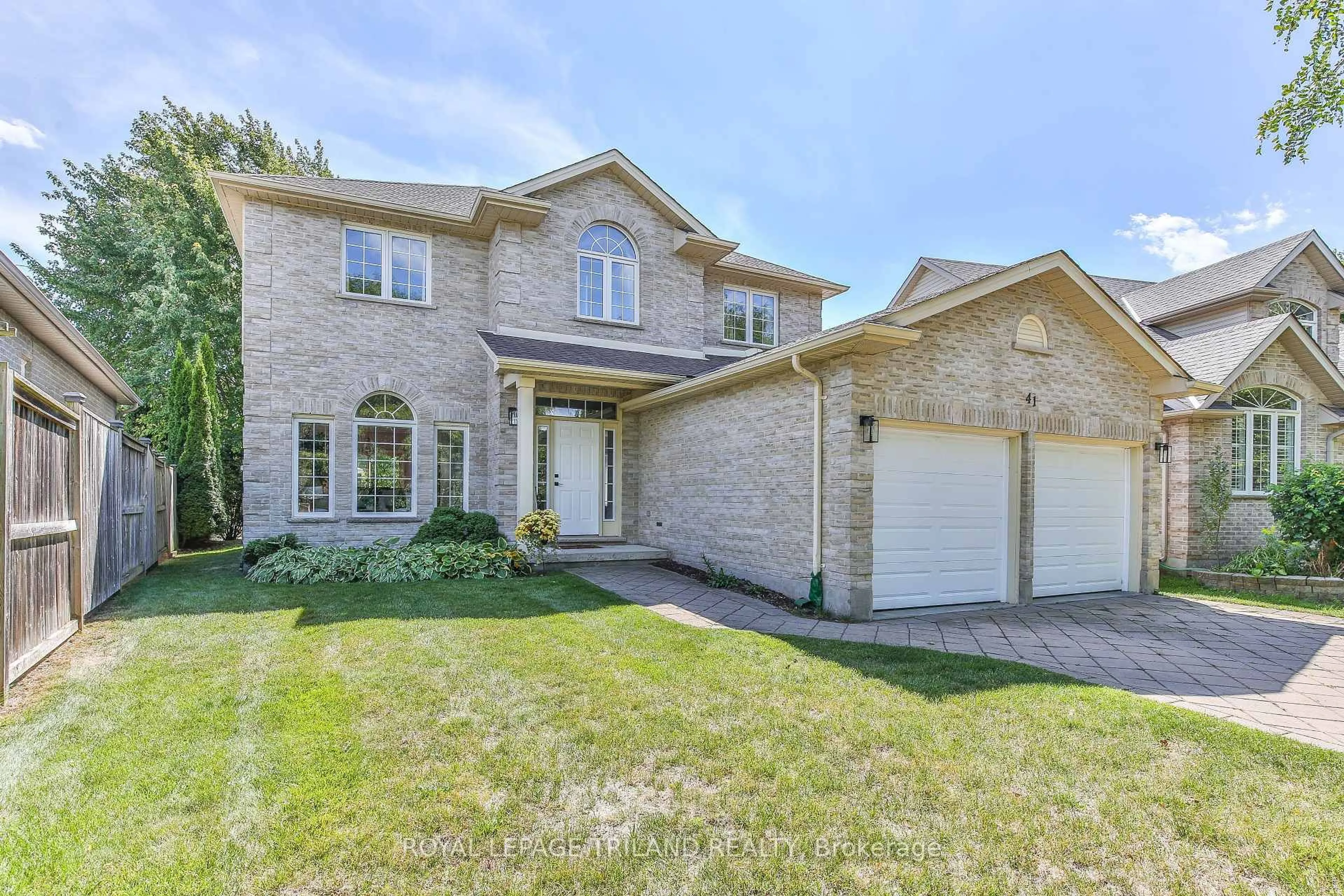 Home with brick exterior material, street for 41 GREYROCK Cres, London East Ontario N5Y 6L4