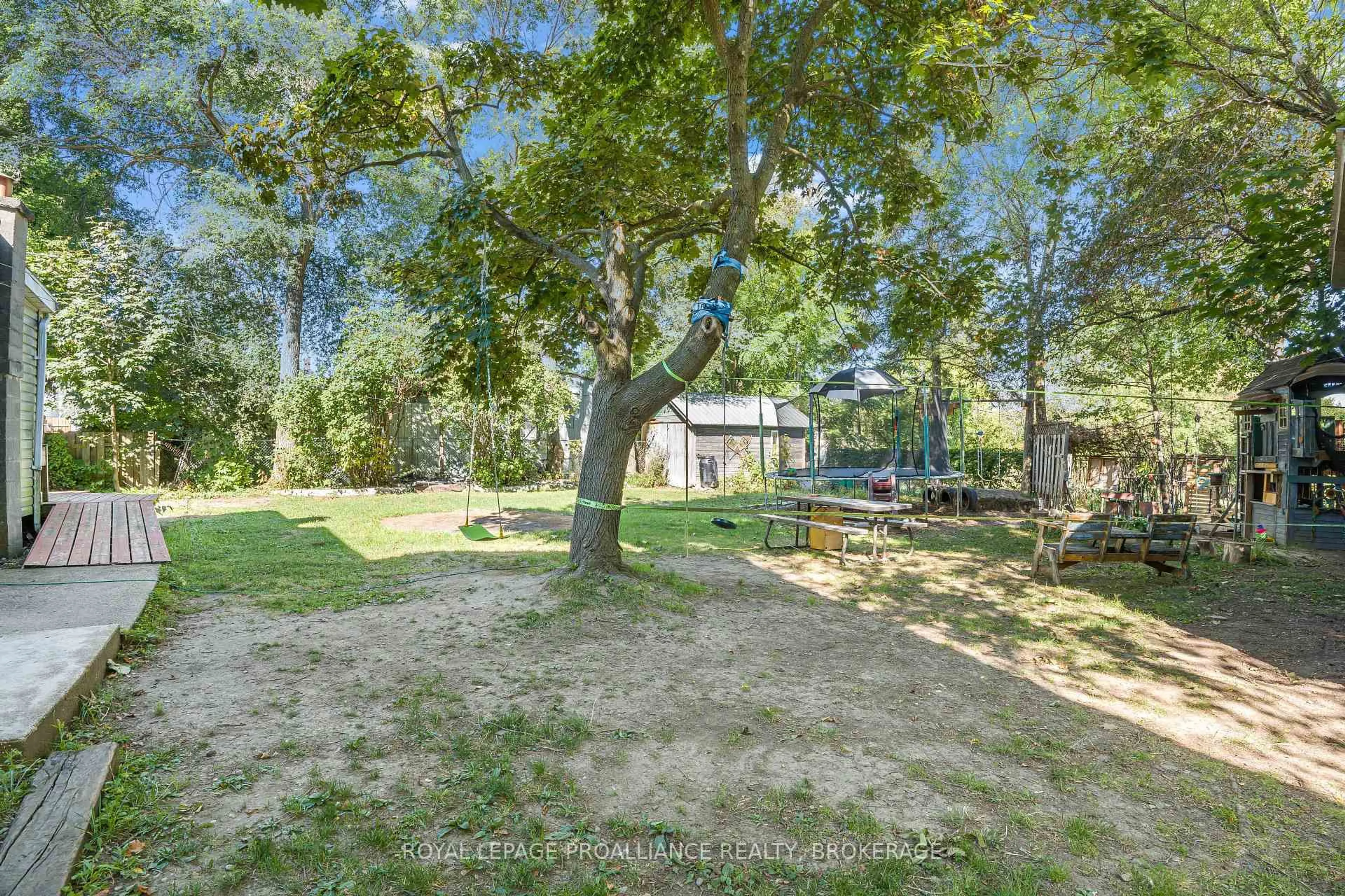 A pic from outside/outdoor area/front of a property/back of a property/a pic from drone, forest/trees view for 16 St Catherine St, Kingston Ontario K7K 3S1