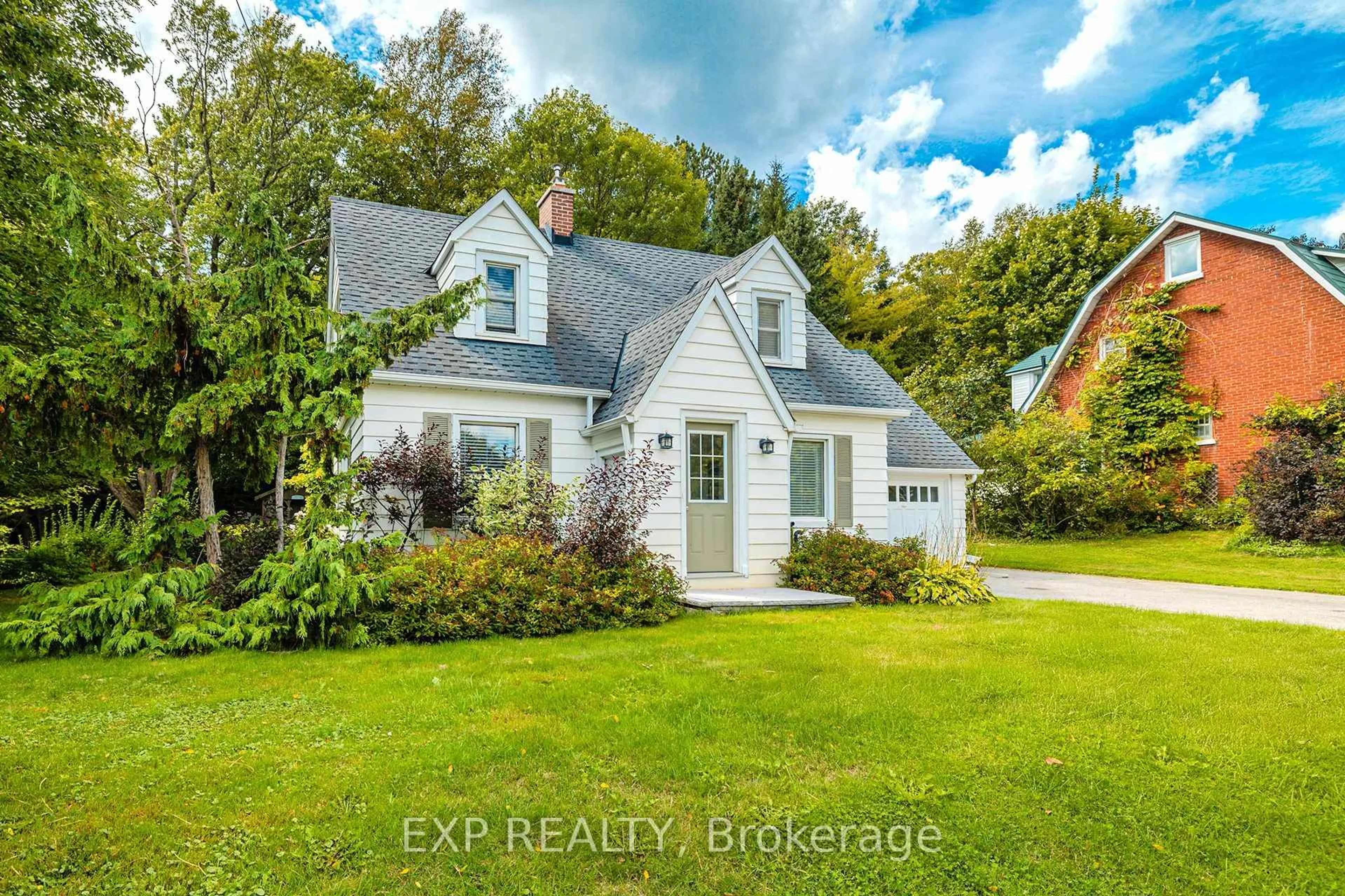 Home with vinyl exterior material, street for 46 Sydenham St, Grey Highlands Ontario N0C 1E0