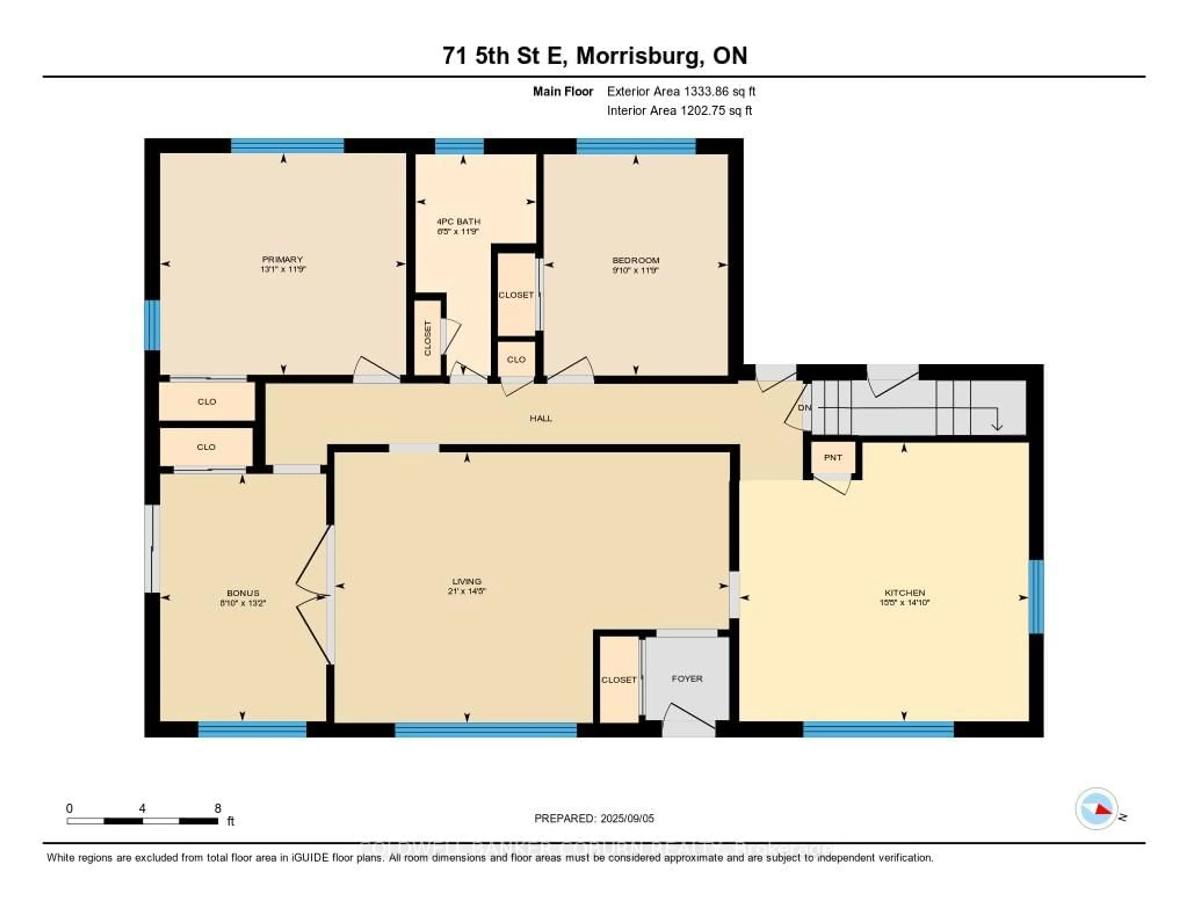 Floor plan for 71 Fifth St, South Dundas Ontario K0C 1X0