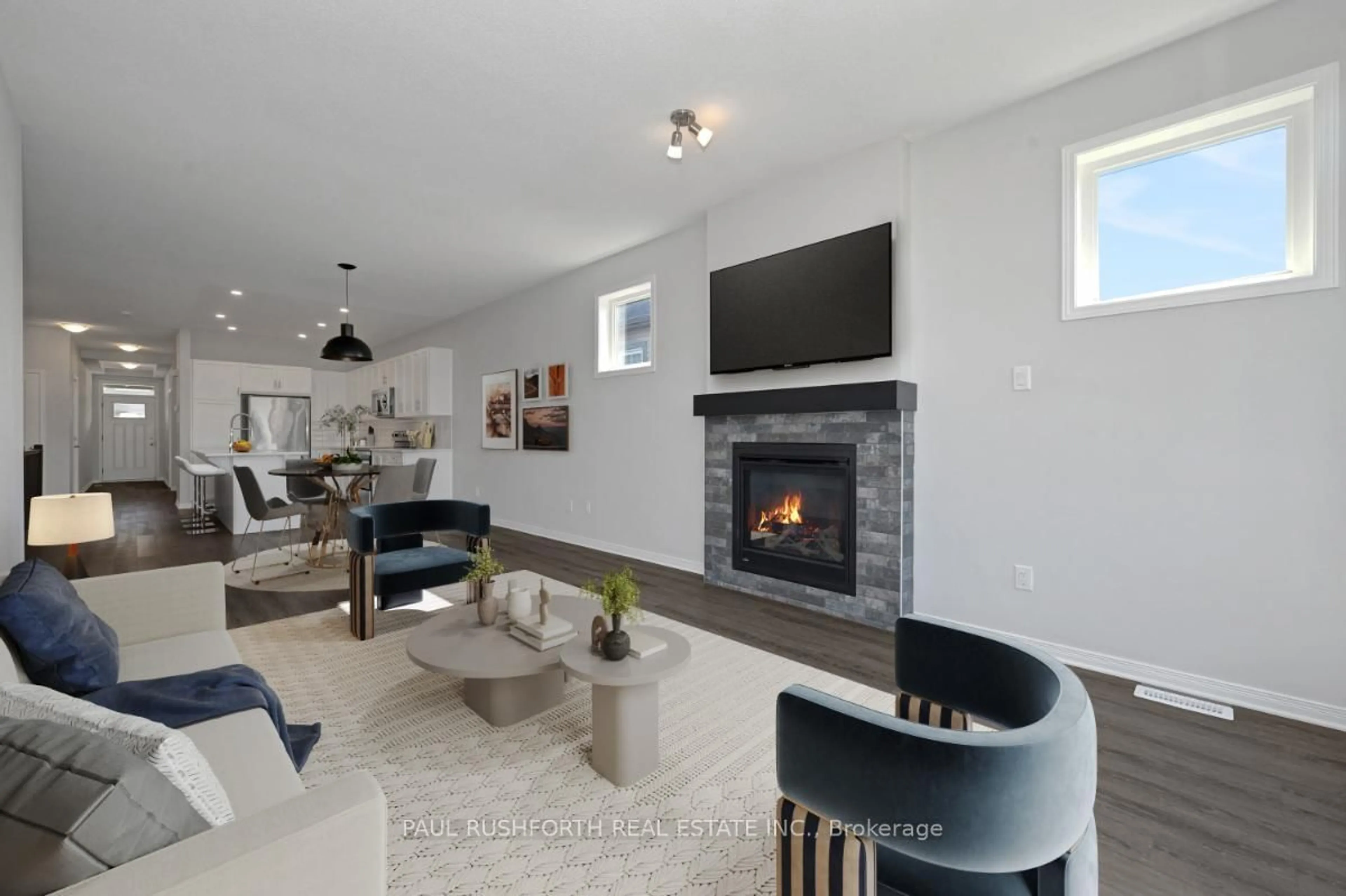 Living room with furniture, ceramic/tile floor for 40 Riddell St, Carleton Place Ontario K7C 0K3