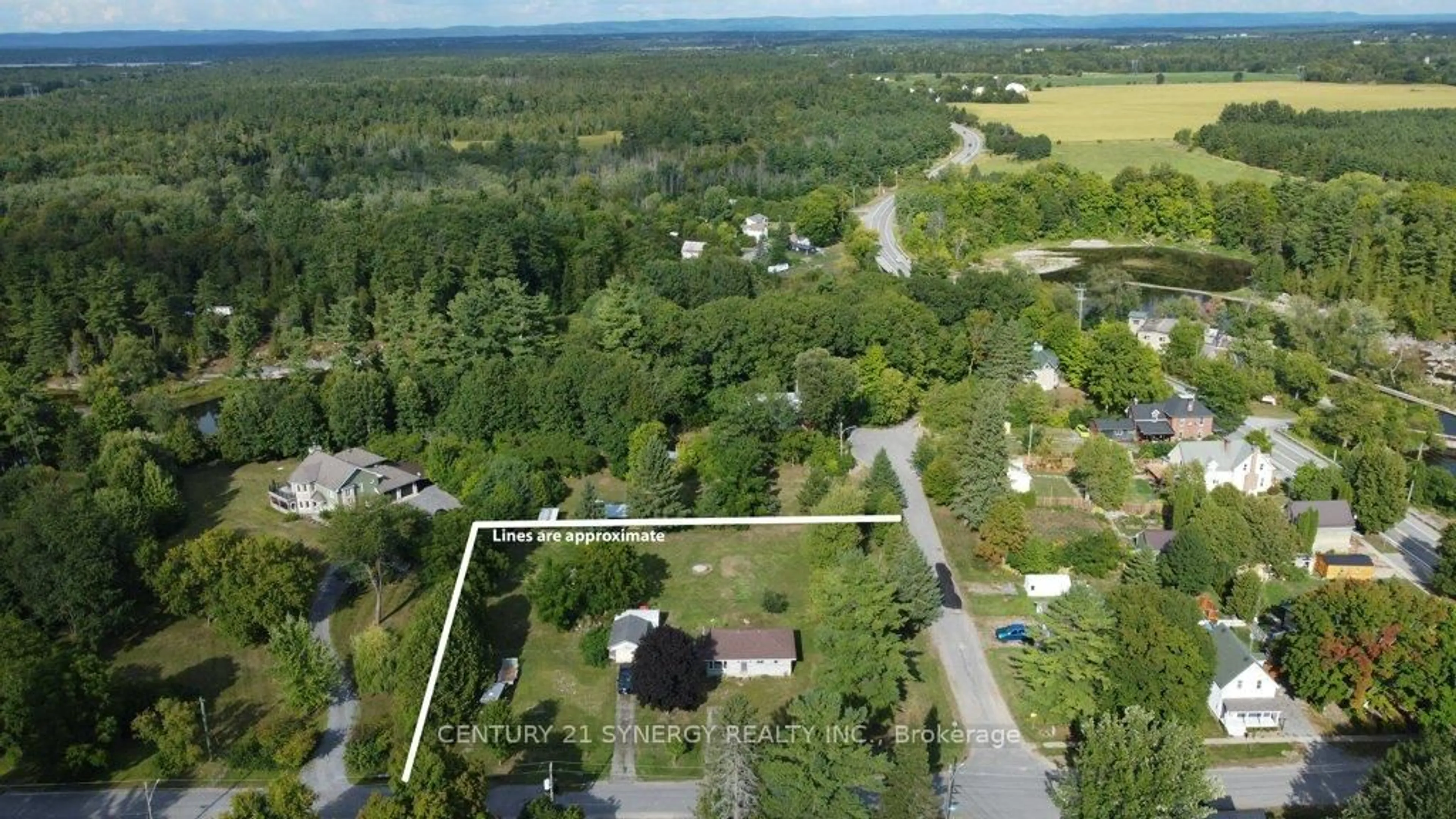 A pic from outside/outdoor area/front of a property/back of a property/a pic from drone, water/lake/river/ocean view for 4832 Mohrs Rd, Ottawa Ontario K7S 3G7