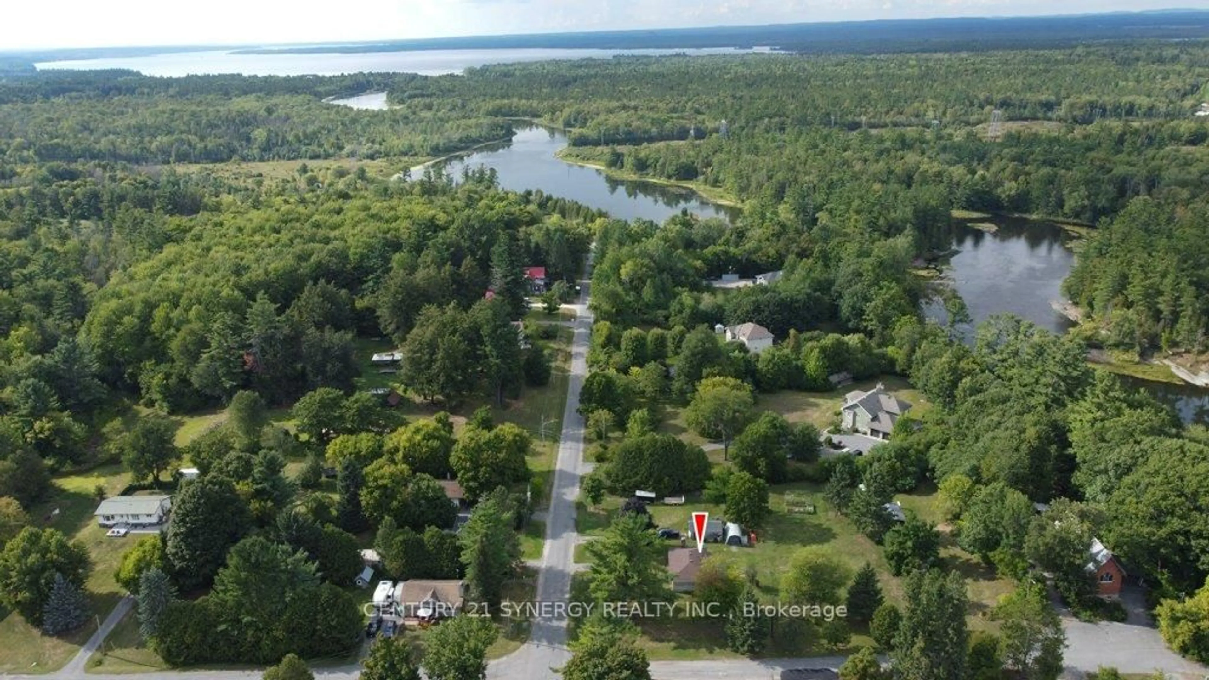A pic from outside/outdoor area/front of a property/back of a property/a pic from drone, water/lake/river/ocean view for 4832 Mohrs Rd, Ottawa Ontario K7S 3G7