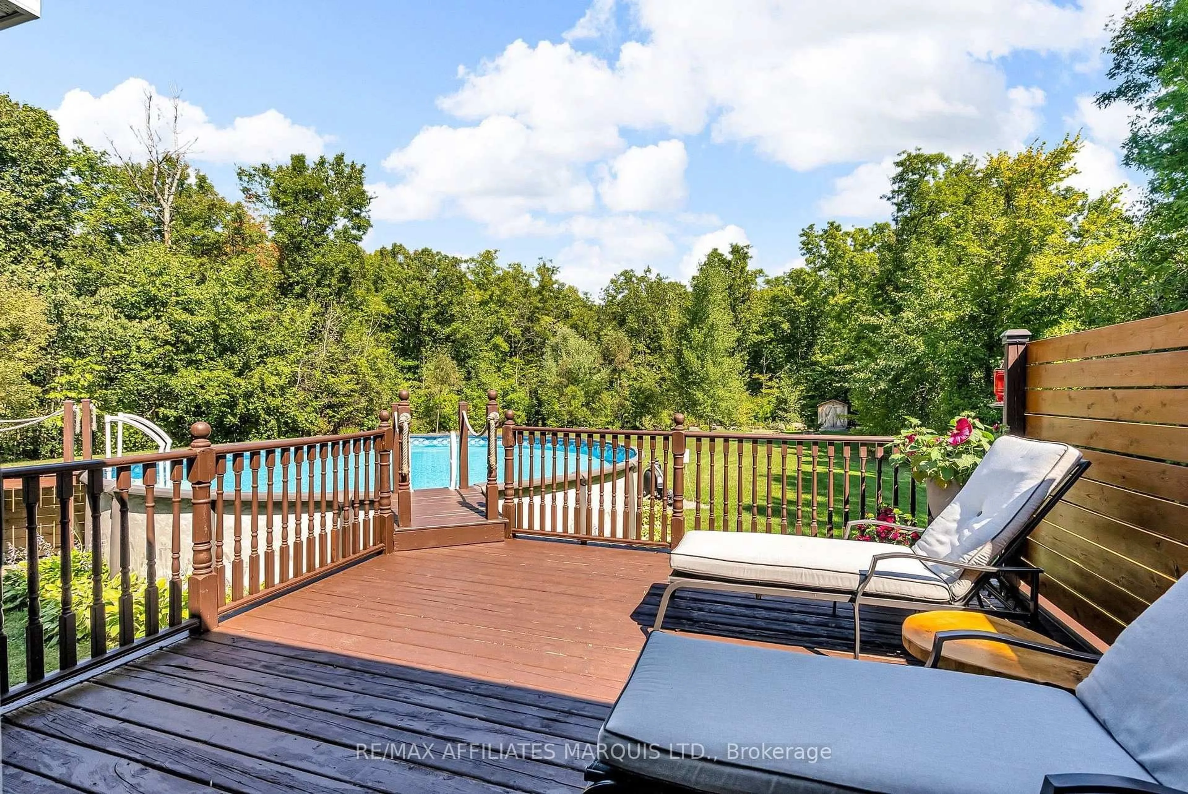 Patio, water/lake/river/ocean view for 4863 Delaney Rd, South Stormont Ontario K0C 1S0
