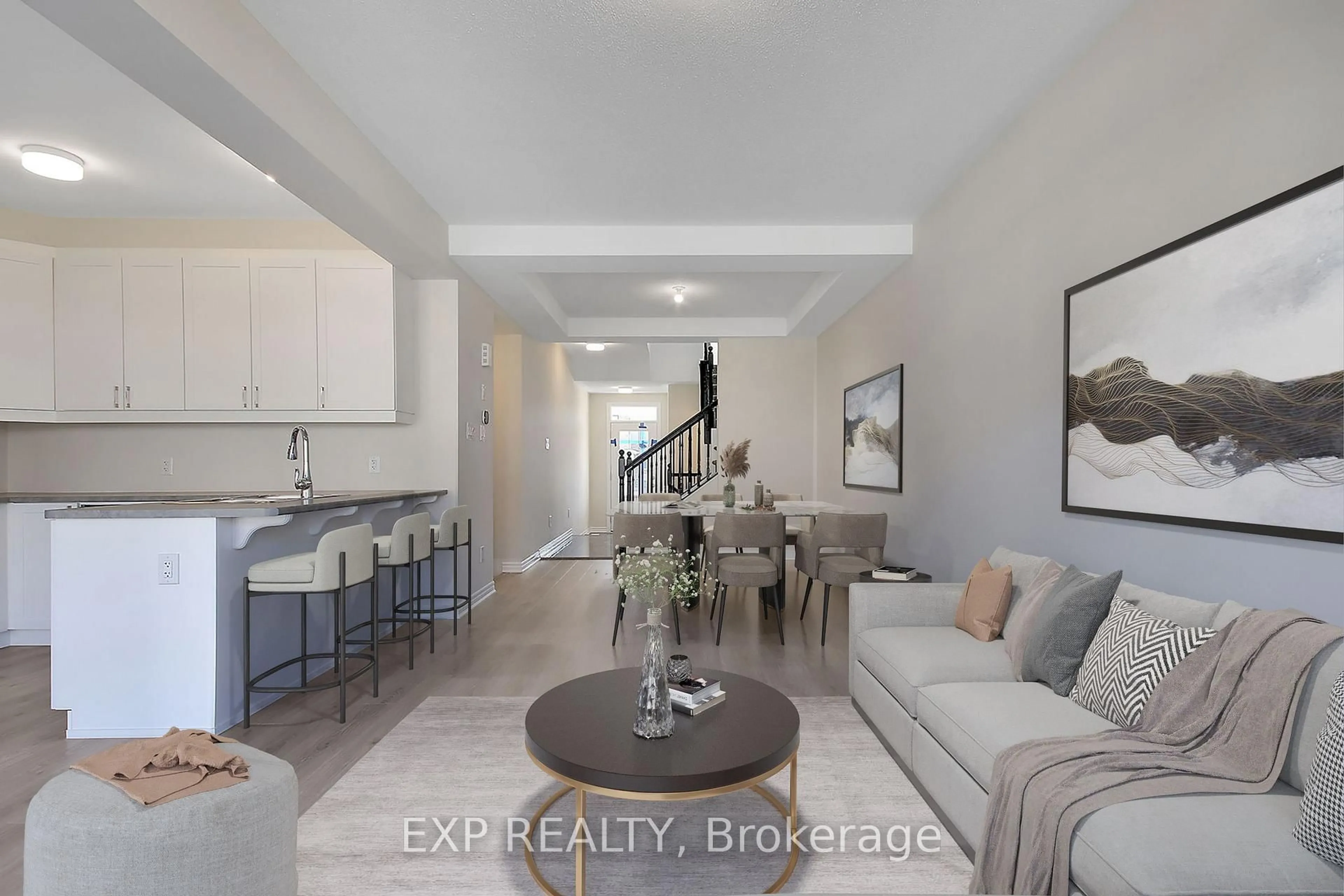 Living room with furniture, ceramic/tile floor for 303 Cornflower Row, Richmond Ontario K0A 2Z0