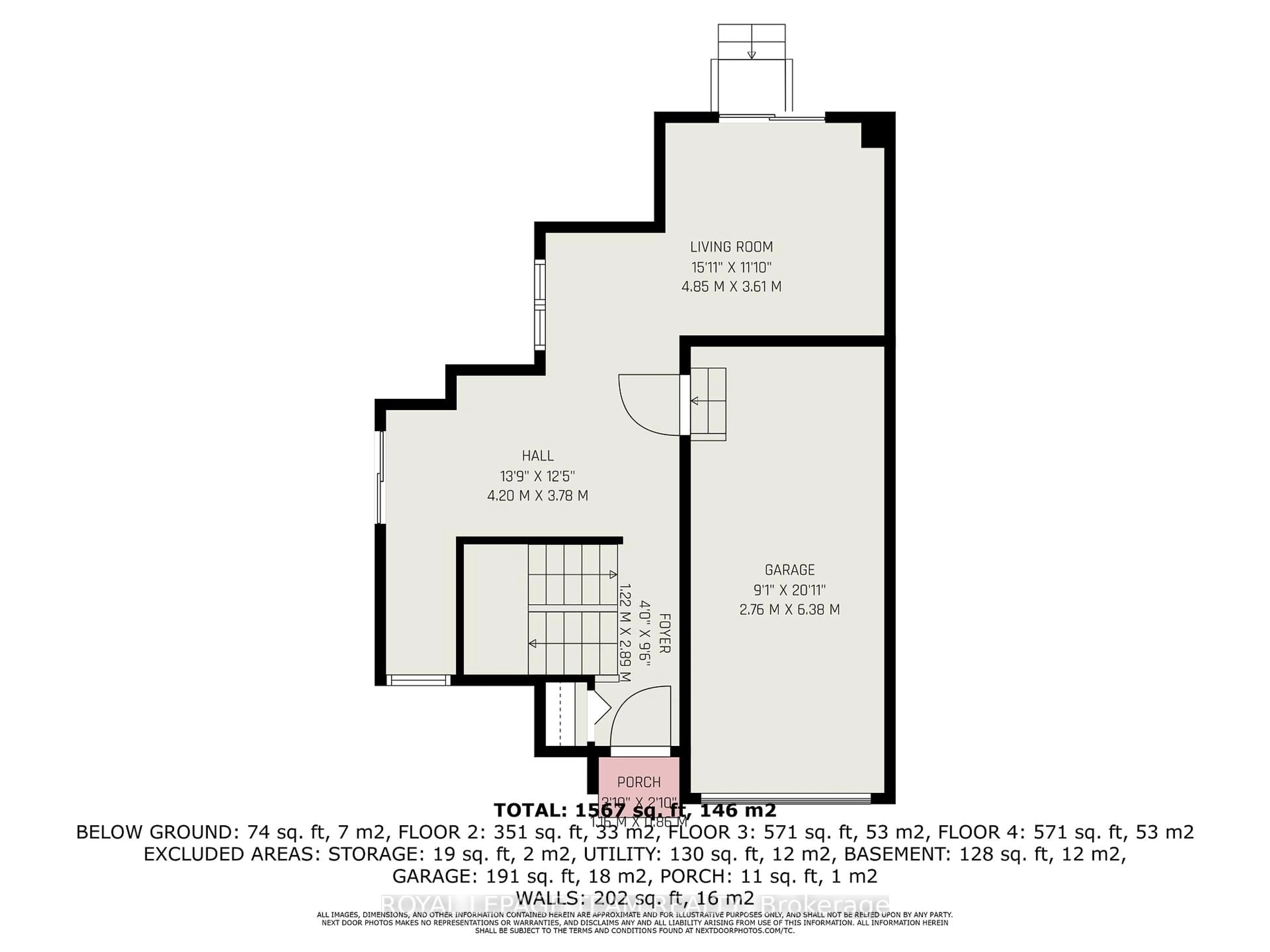 Floor plan for 175 Camden Private, Ottawa Ontario K2J 6J1
