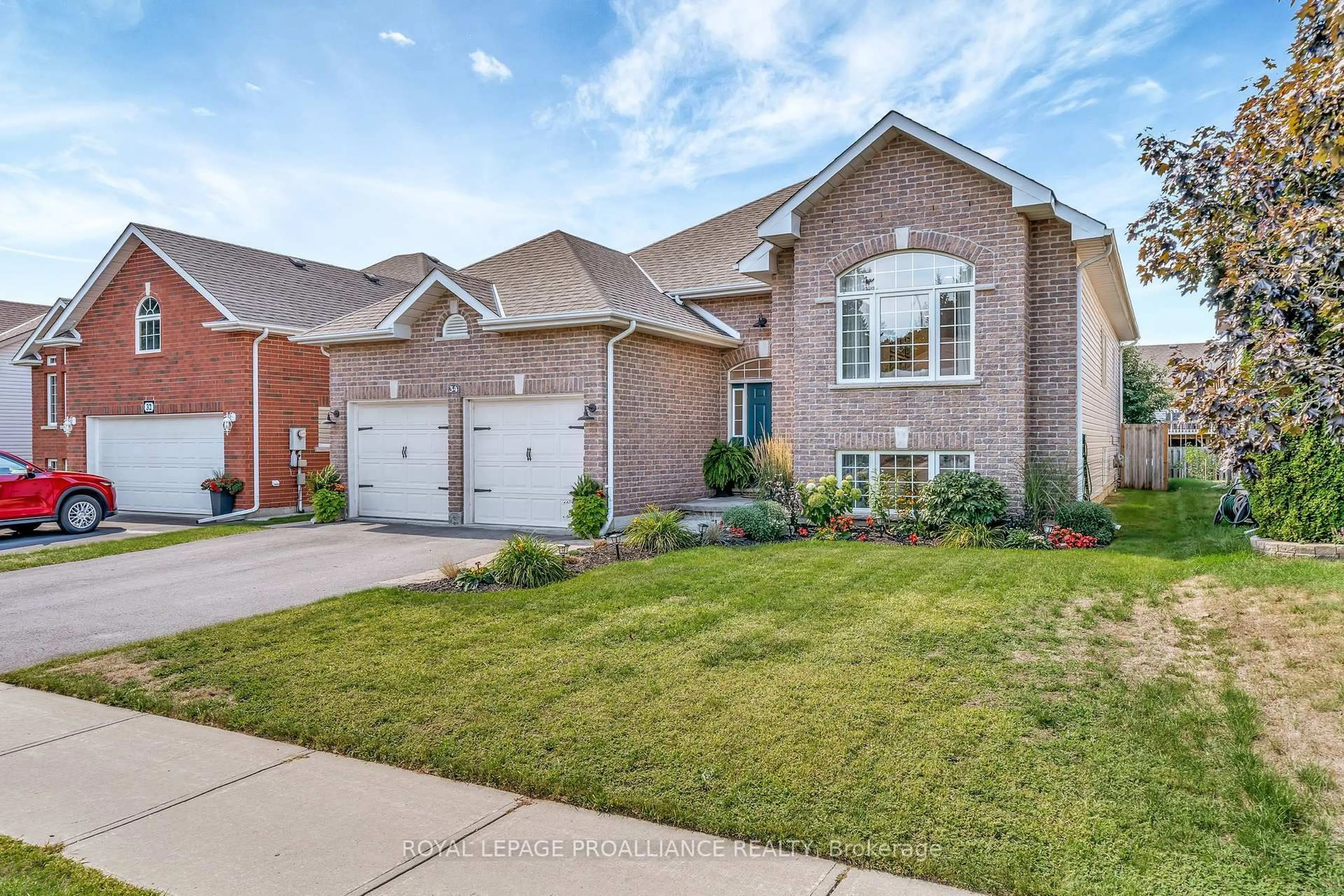 Home with brick exterior material, street for 34 Finch Dr, Belleville Ontario K8P 5M6