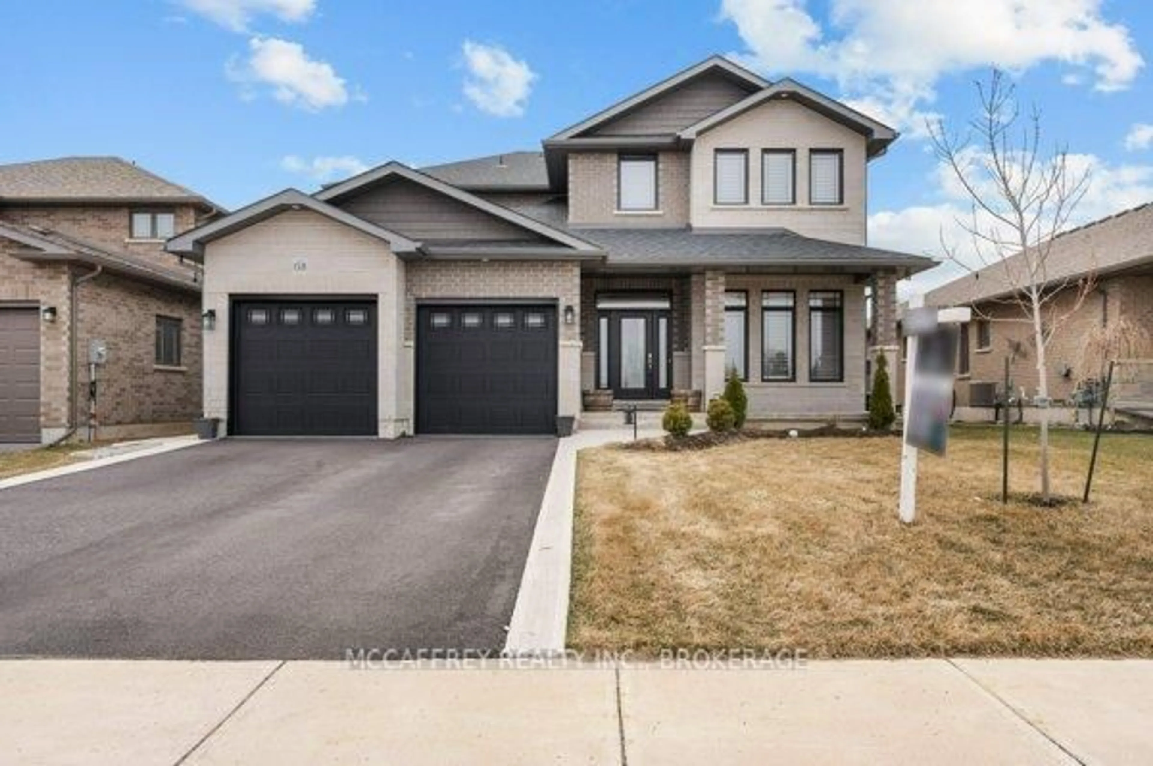 Home with vinyl exterior material, street for 158 Cherrywood Pkwy, Greater Napanee Ontario K7R 0E2