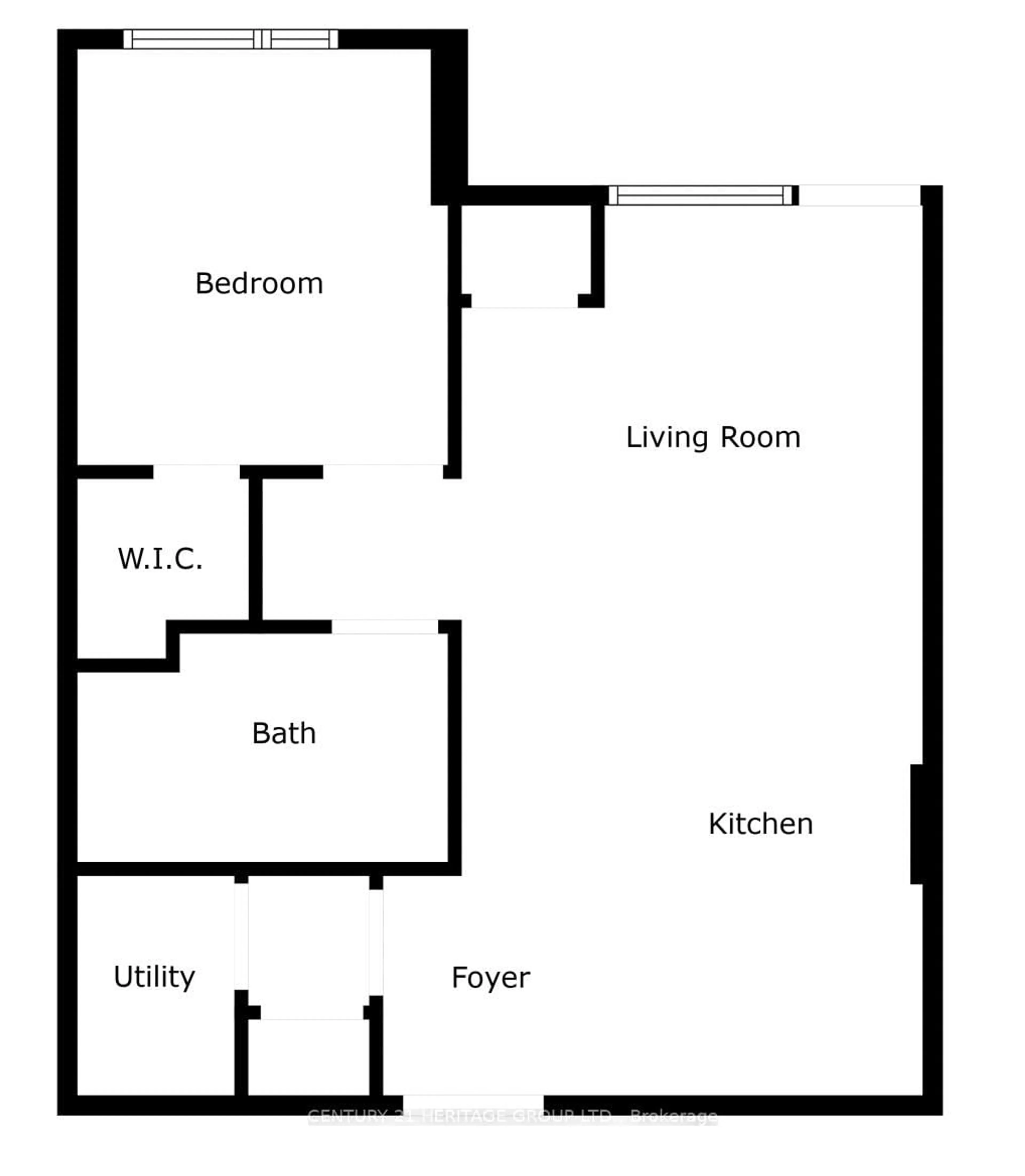 Floor plan for 34 Norman St #606, Brantford Ontario N3R 2Y1