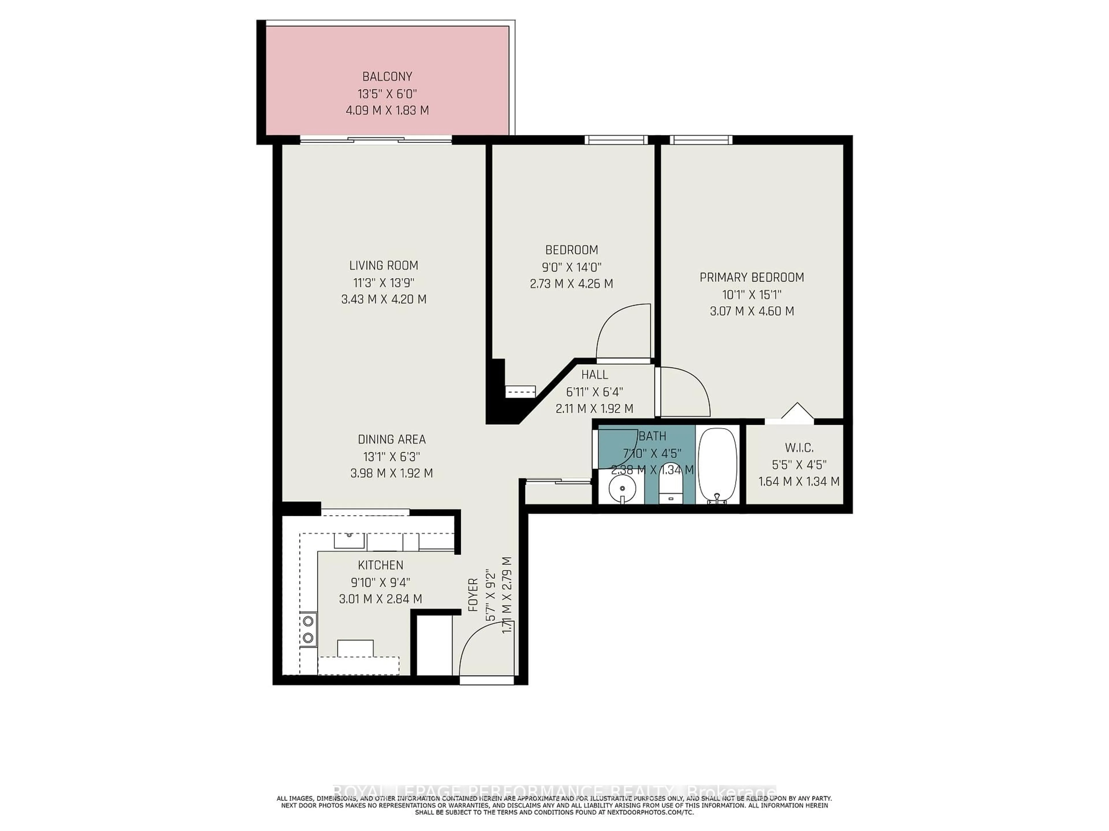 Floor plan for 1180 Ohio St #502, Ottawa Ontario K1H 8N5