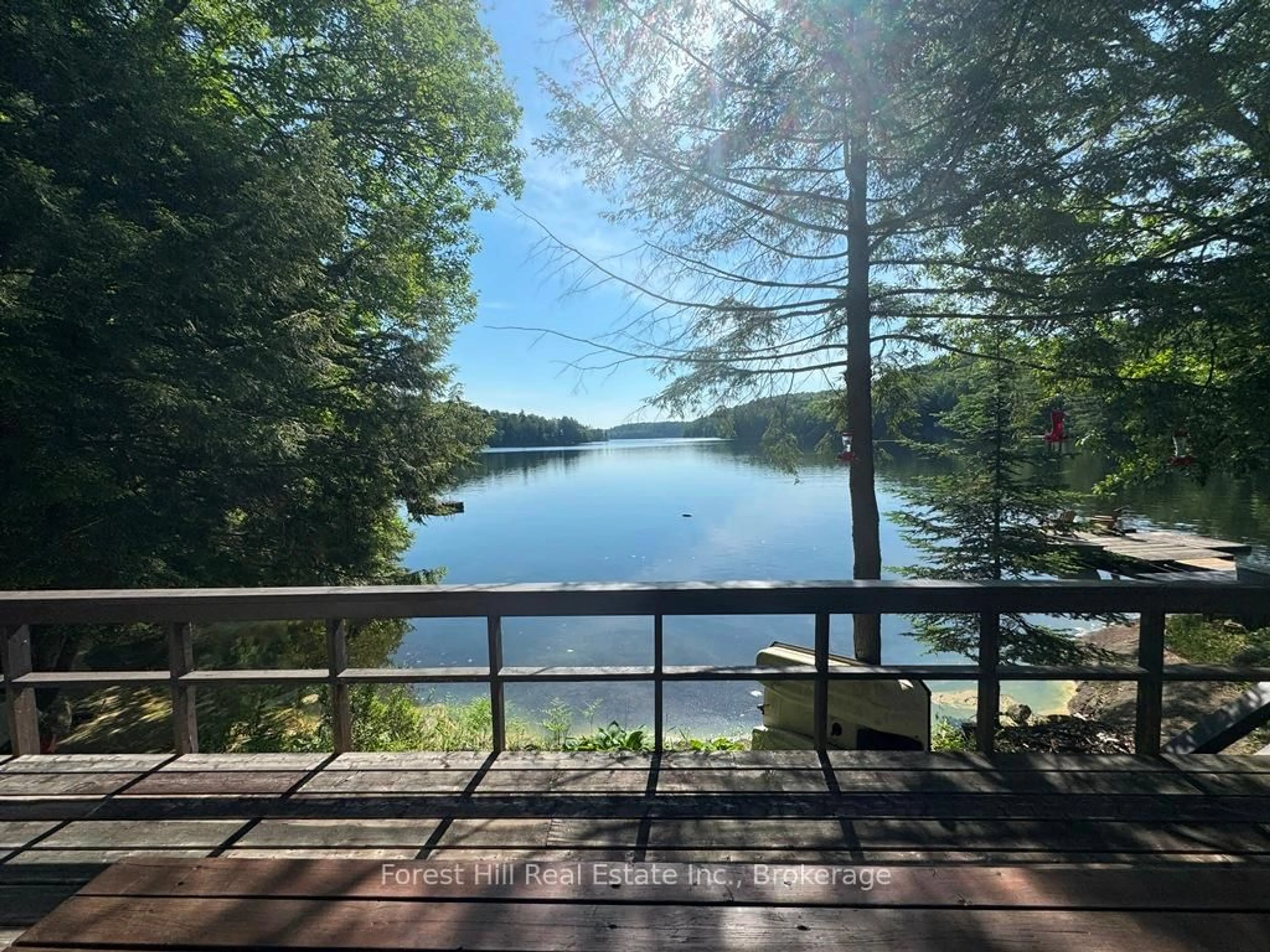 Patio, water/lake/river/ocean view for 1293 Causeway Dr, Algonquin Highlands Ontario P0A 1E0