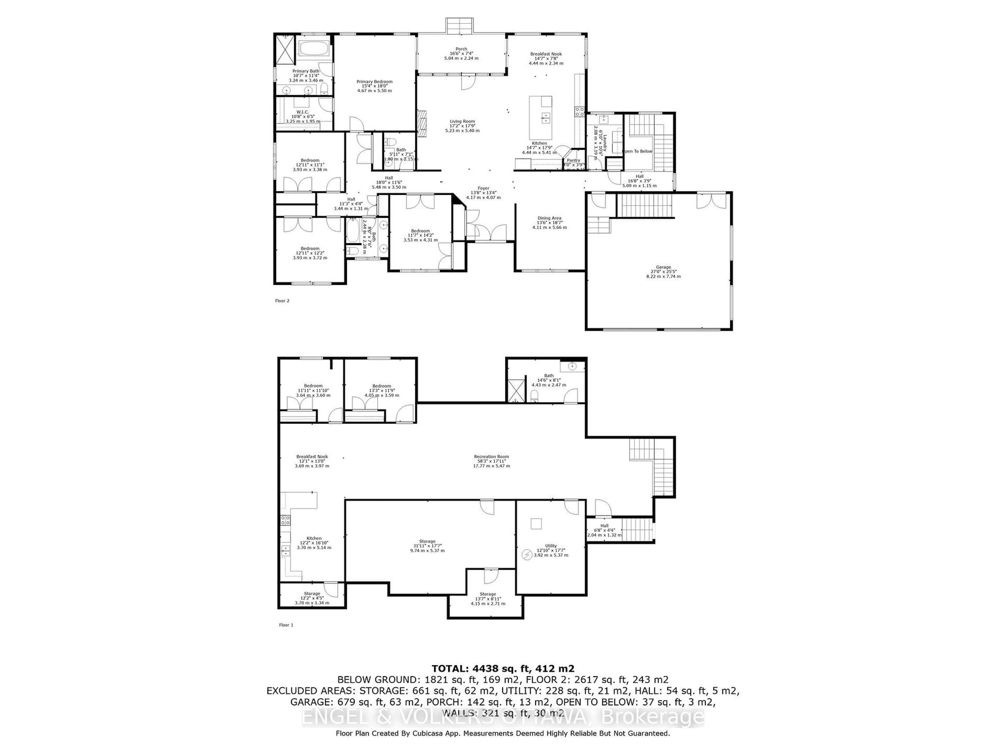 Floor plan for 7510 Village Centre Pl, Ottawa Ontario K4P 0C8