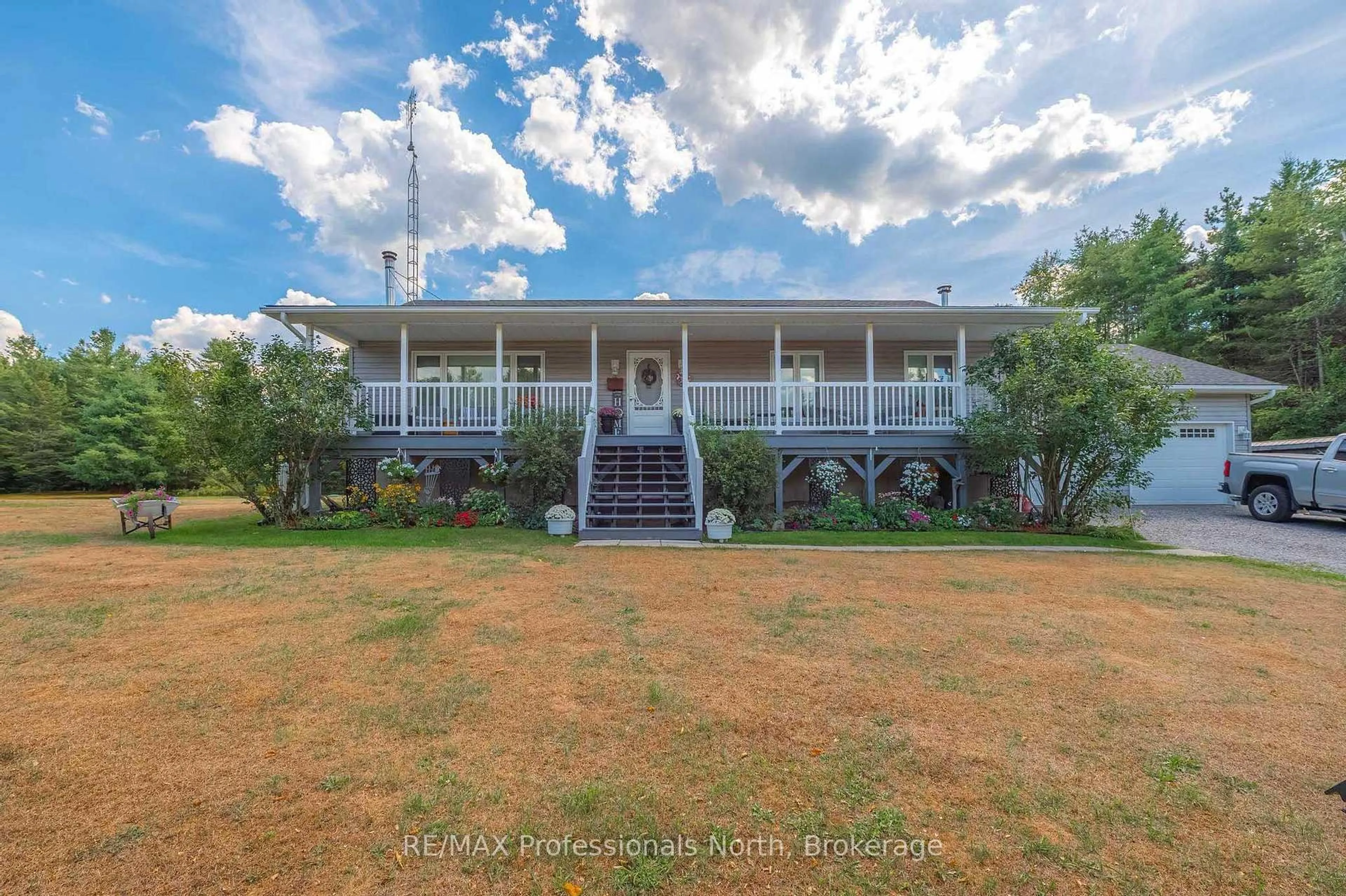 A pic from outside/outdoor area/front of a property/back of a property/a pic from drone, unknown for 137 Somerville 11th Concession, Kawartha Lakes Ontario K0M 1C0