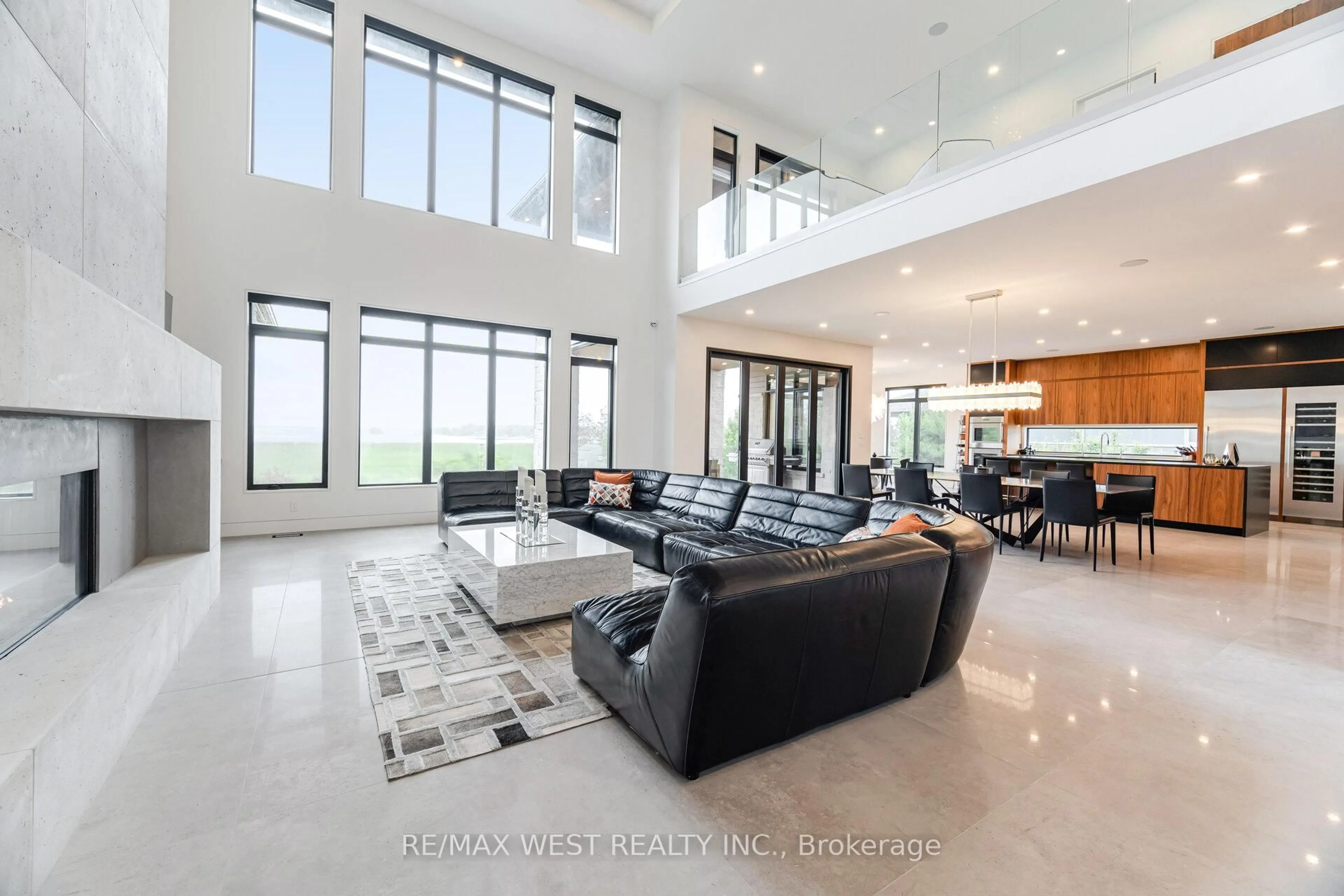 Living room with furniture, ceramic/tile floor for 83 Navigation Dr, Prince Edward County Ontario K8N 0G1