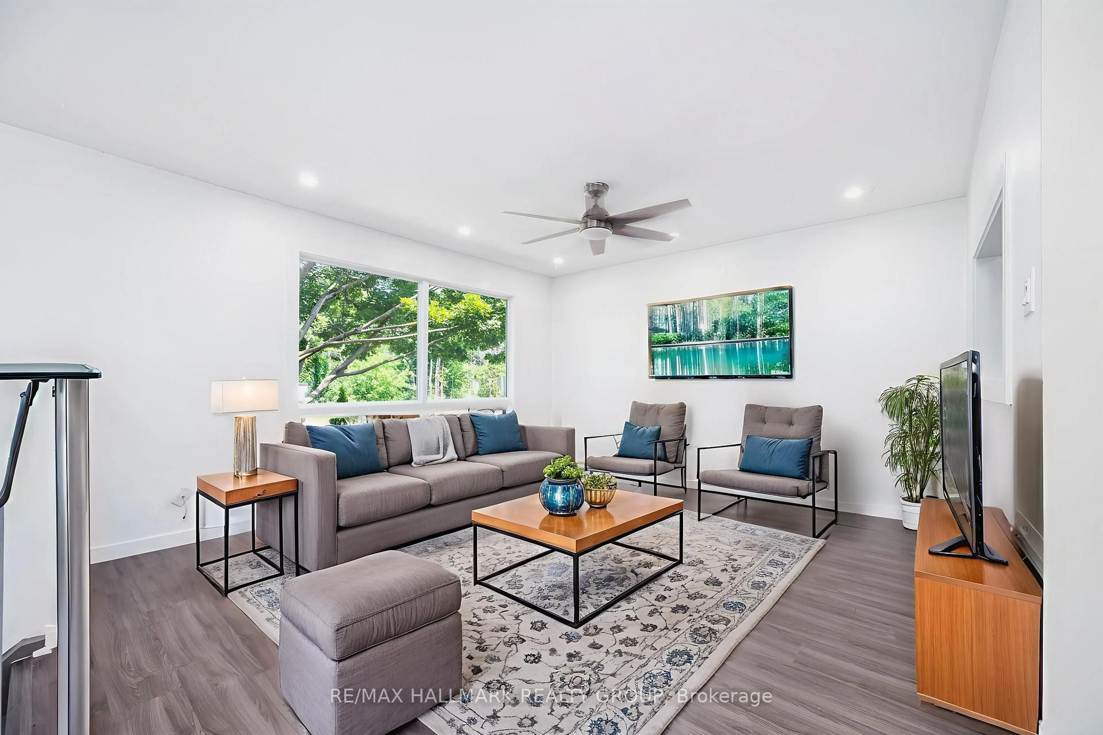 Living room with furniture, unknown for 15 Banner Rd #M, Ottawa Ontario K2H 8T3