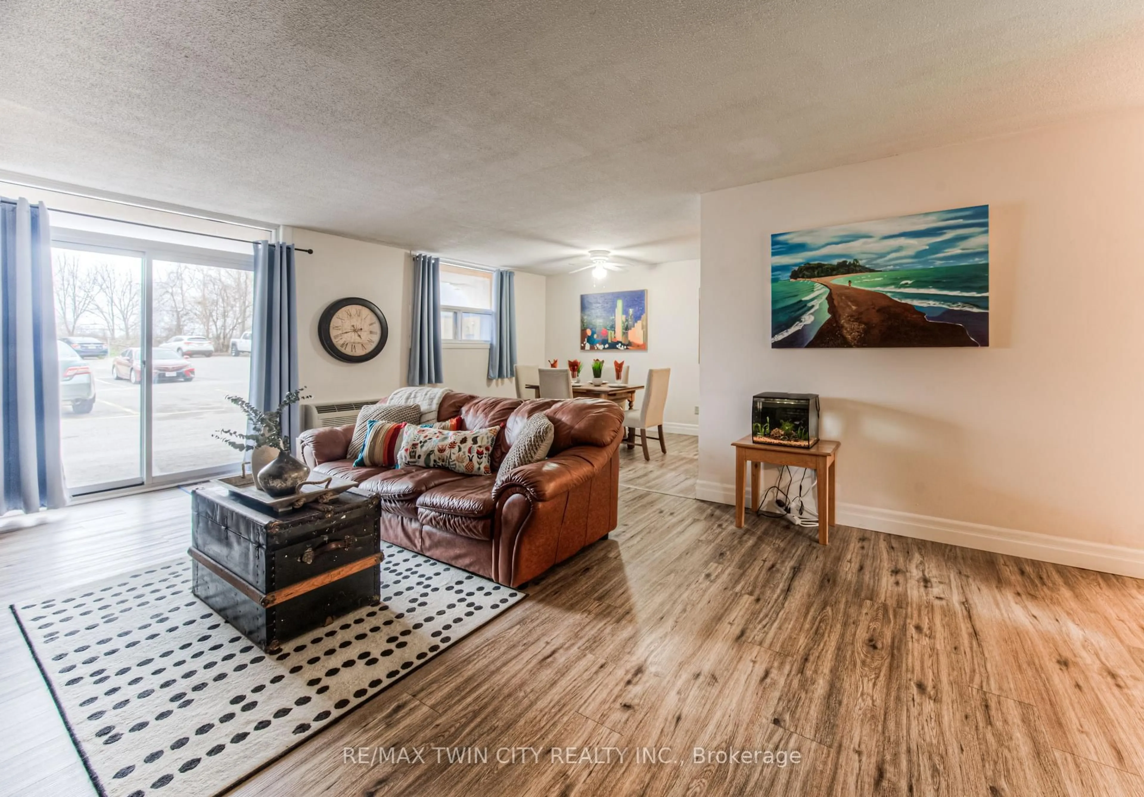 Living room with furniture, unknown for 185 Kehl St #214, Kitchener Ontario N2M 5B9