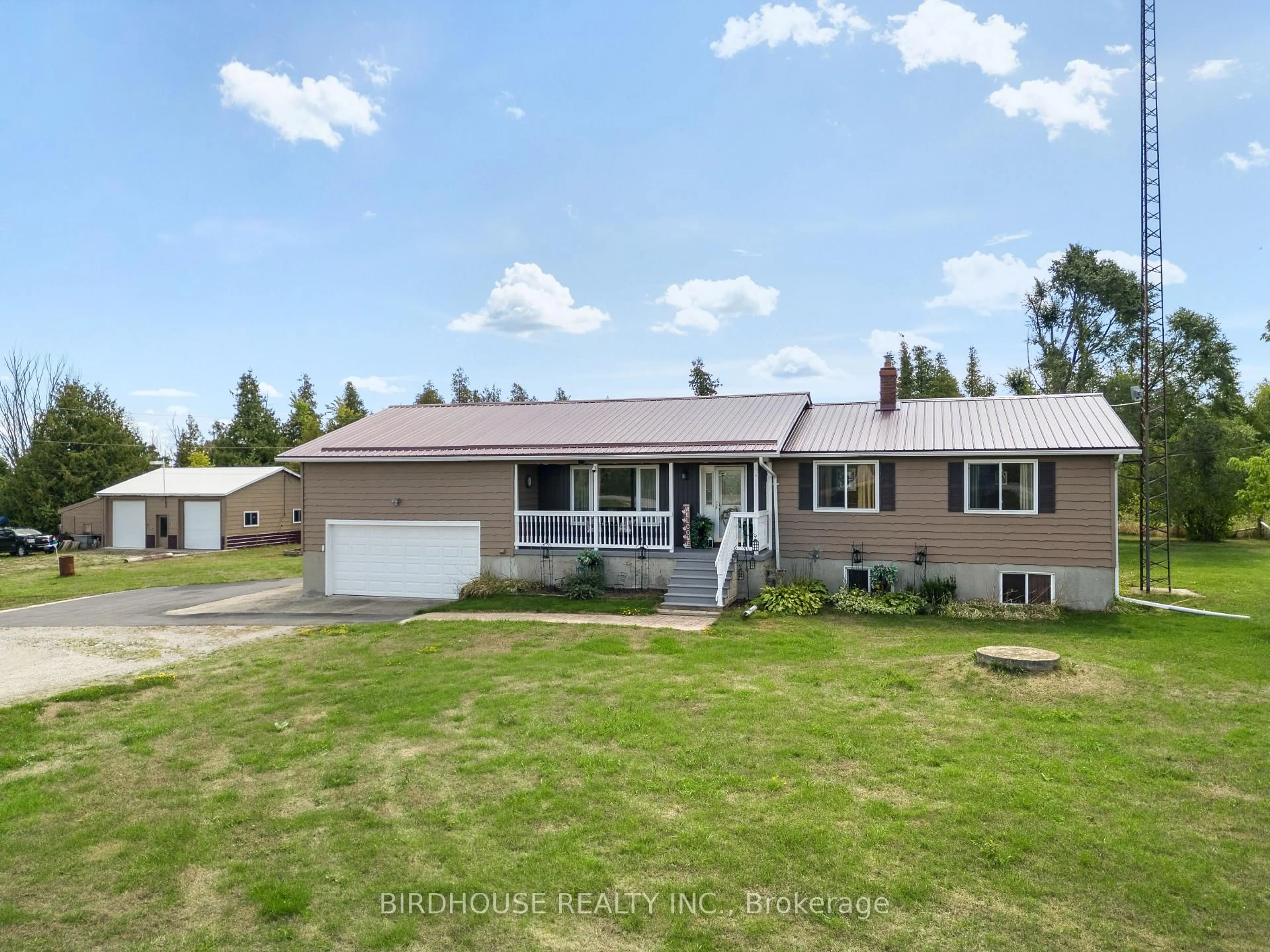 A pic from outside/outdoor area/front of a property/back of a property/a pic from drone, street for 2044 County Road 36, Kawartha Lakes Ontario K0M 1L0