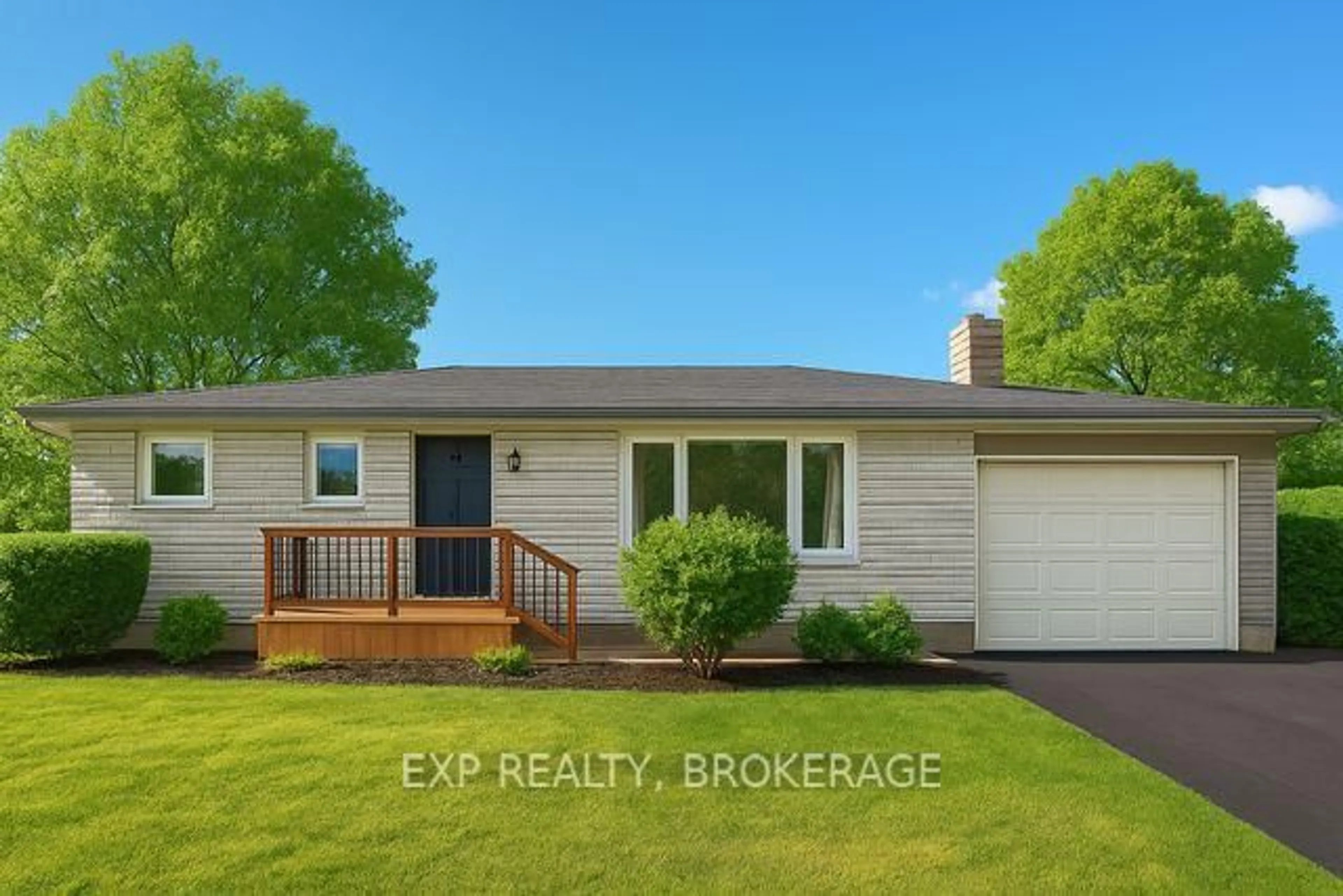 Home with vinyl exterior material, street for 11 Concession Rd, Hastings Ontario K0K 2C0